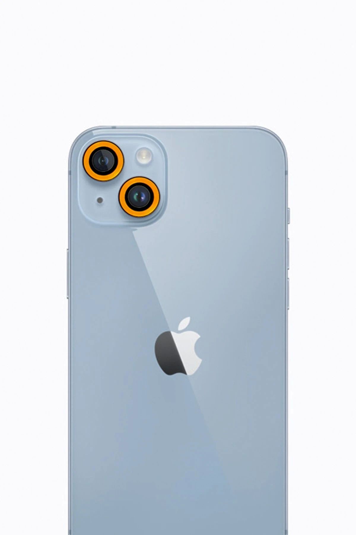 Vita Premio BFS iPhone 13 Neon Fosforlu Kamera Lens - Sarı Uyumlu