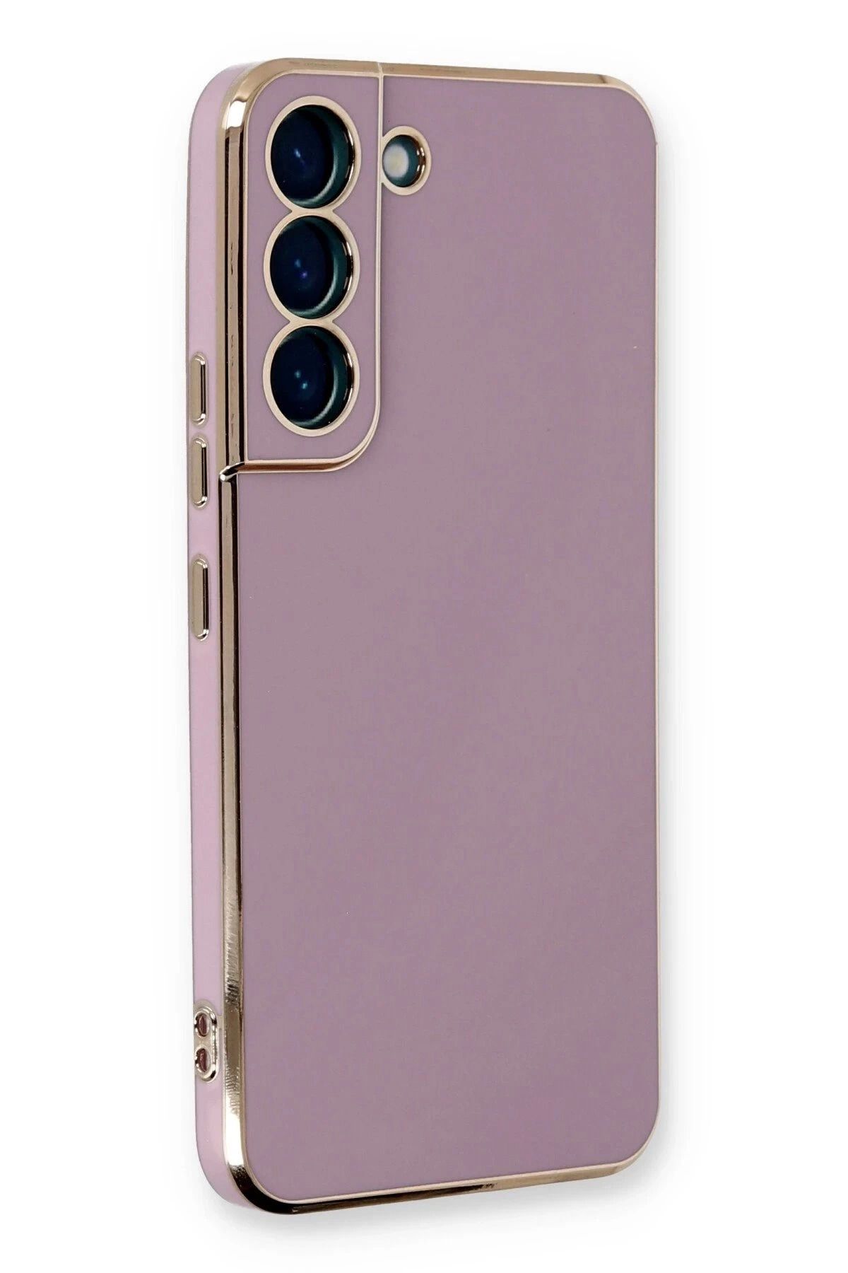 Vita Premio BFS Samsung Galaxy S22 Plus Kılıf Volet Silikon - Mor