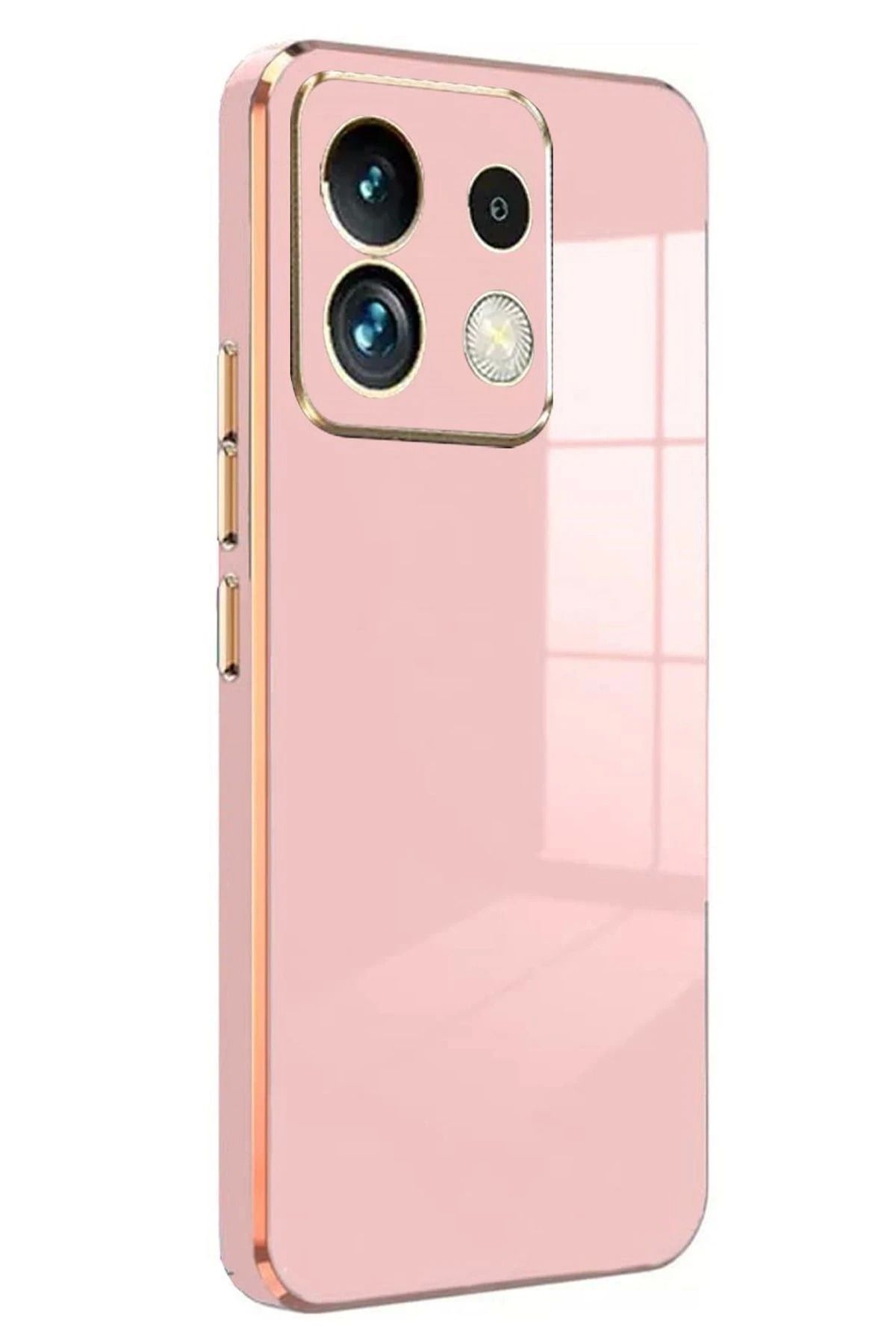 Vita Premio BFS Xiaomi Poco M6 Pro 4G Kılıf Volet Silikon - Pembe