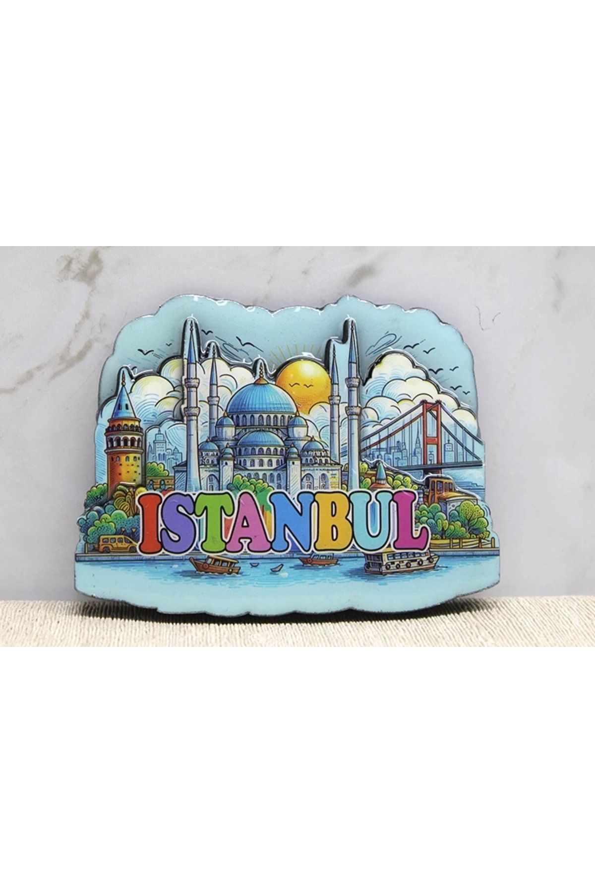 Vita Premio BFS Ahşap İstanbul Temalı Magnet Alk4360