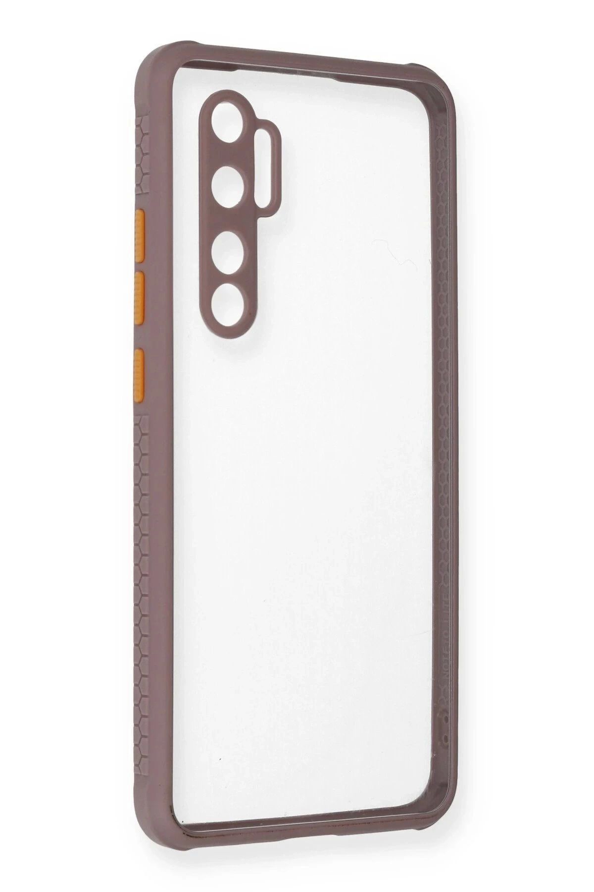 Vita Premio BFS Xiaomi Mi Note 10 Lite Kılıf Miami Şeffaf Silikon - Açık Mor