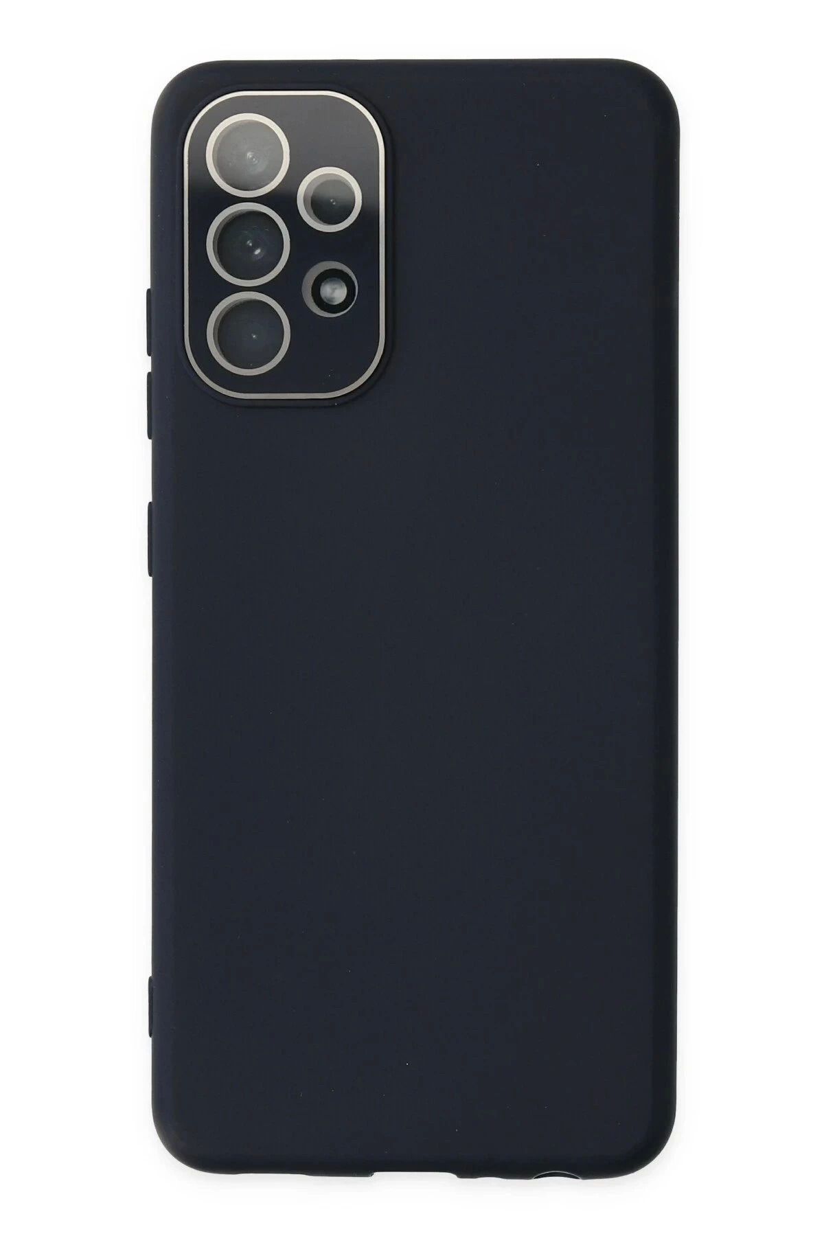 Vita Premio BFS Samsung Galaxy A53 5G Kılıf Lansman Glass Kapak - Lacivert