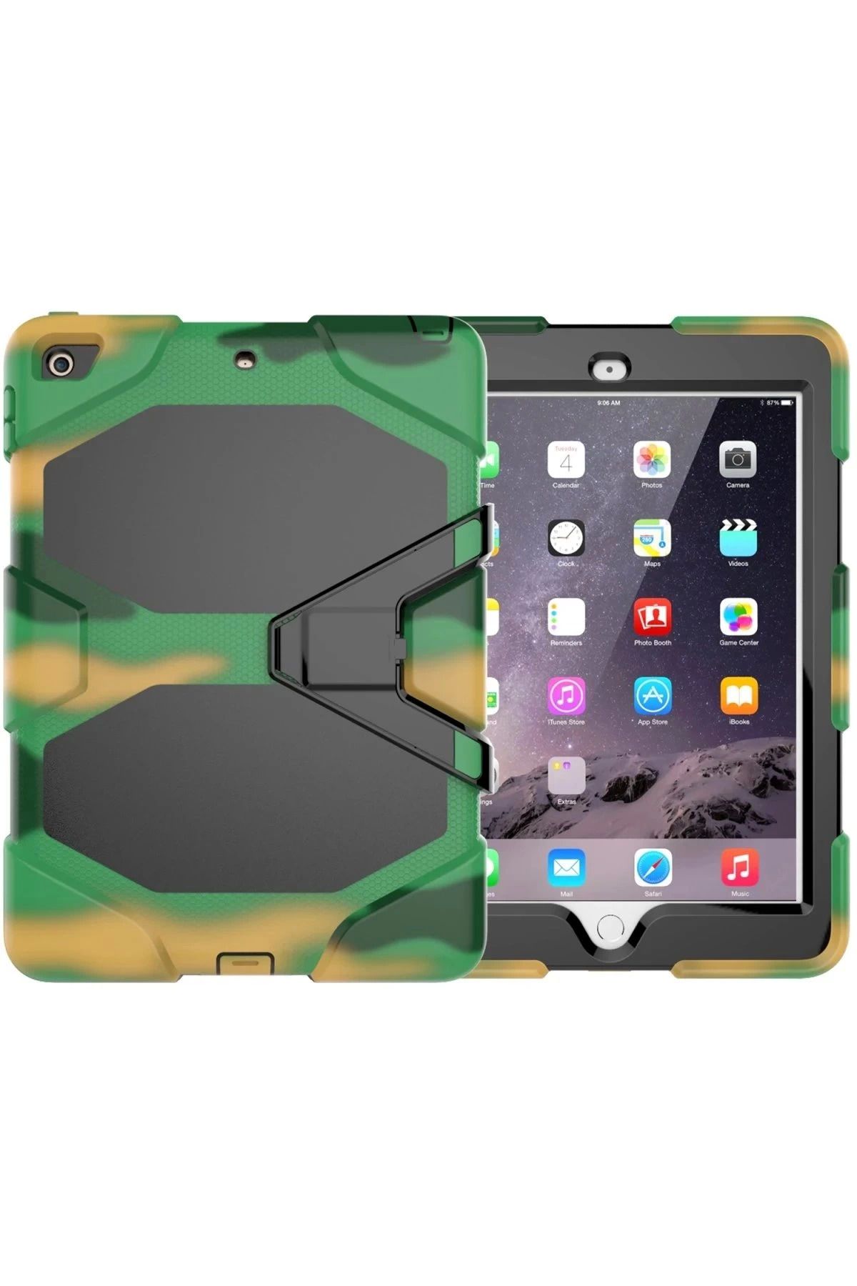Vita Premio BFS iPad 5 Air 9.7 Kılıf Griffin Tablet Kapak - Kamuflaj
