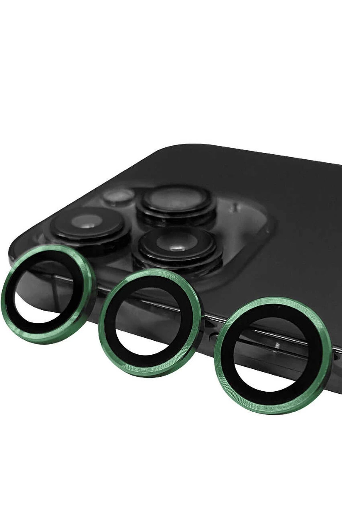 Vita Premio BFS iPhone 13 Pro Max Raze Metal Kamera Lens - Yeşil
