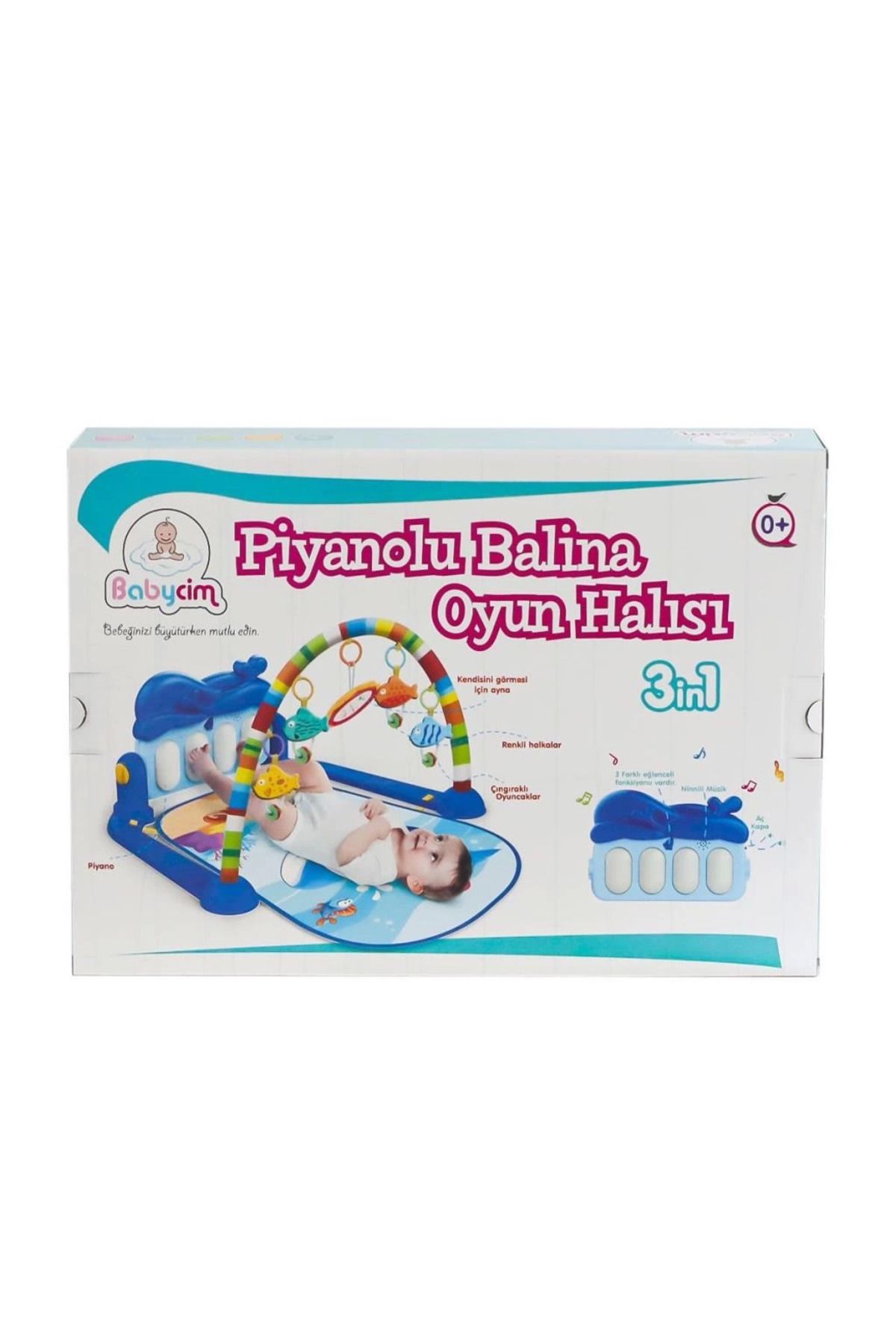 Vita Premio BFS HE0631 Babycim Pianolu Balina Oyun Halısı -Birliktoys