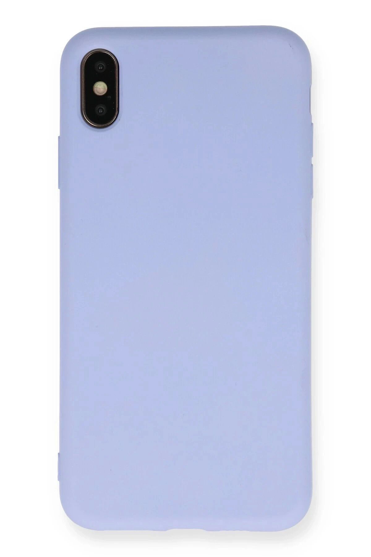 Vita Premio BFS iPhone X Kılıf Nano içi Kadife Silikon - Lila