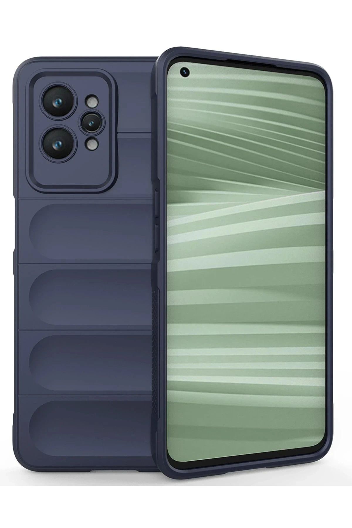 Vita Premio BFS Realme GT2 Pro 5G Kılıf Optimum Silikon - Lacivert