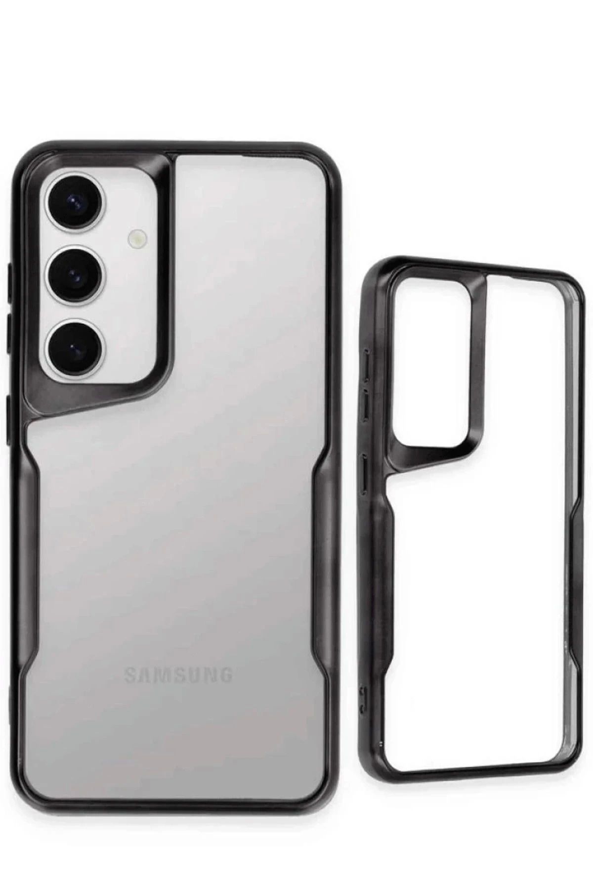 Vita Premio BFS Samsung Galaxy S25 Kılıf Boyi Silikon Kapak - Lacivert