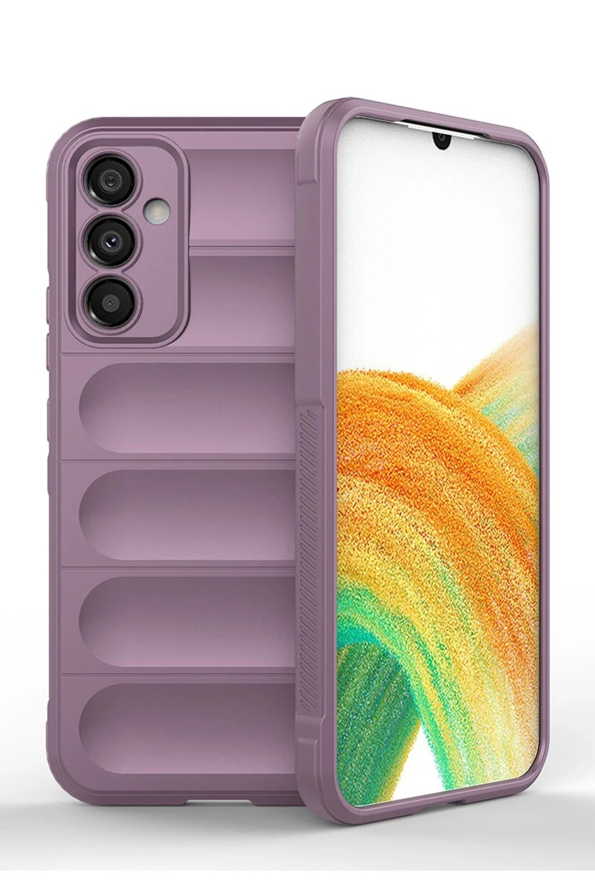 Butik BFS Samsung Galaxy A05S Kılıf Optimum Silikon - Mor