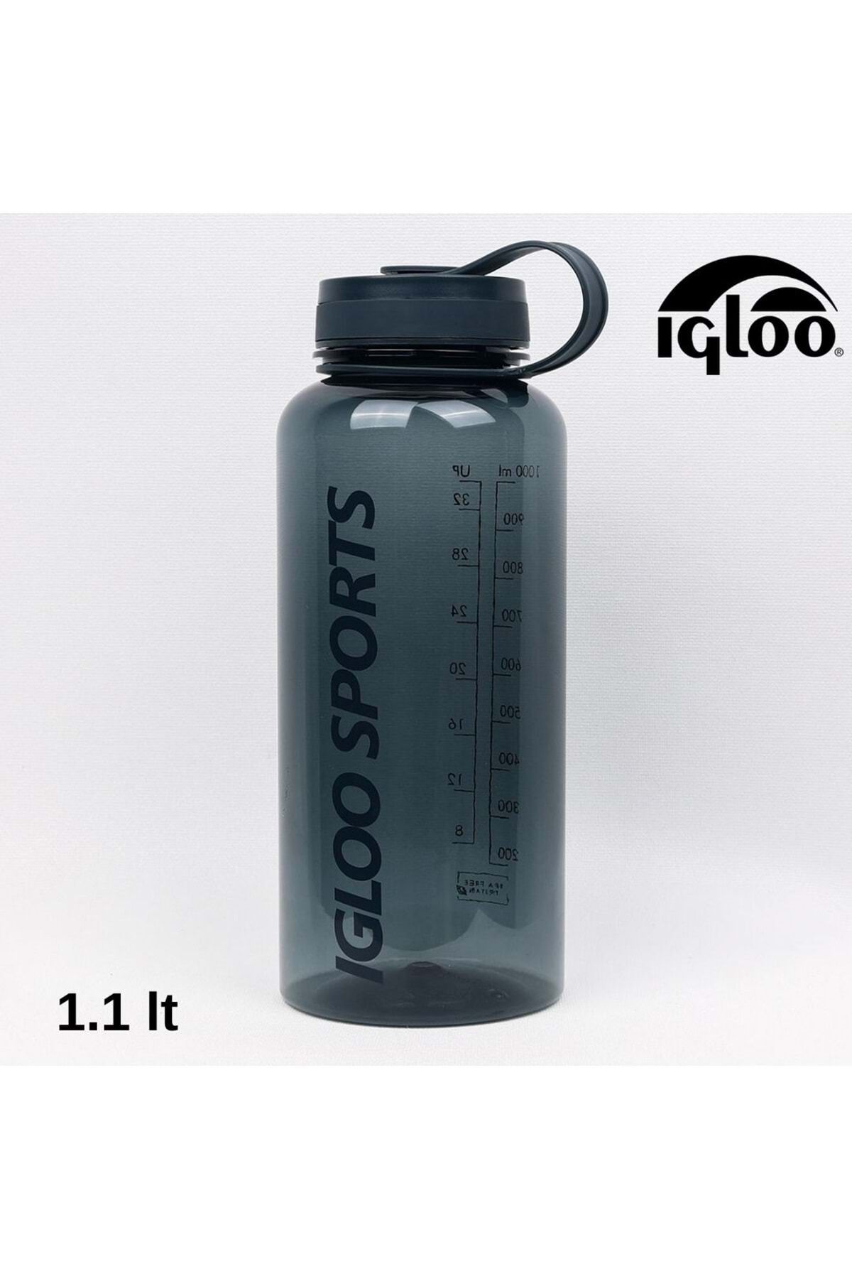 IGLOO bpa-free Sports Tritan 1.1 Litre Suluk Matara SİYAH