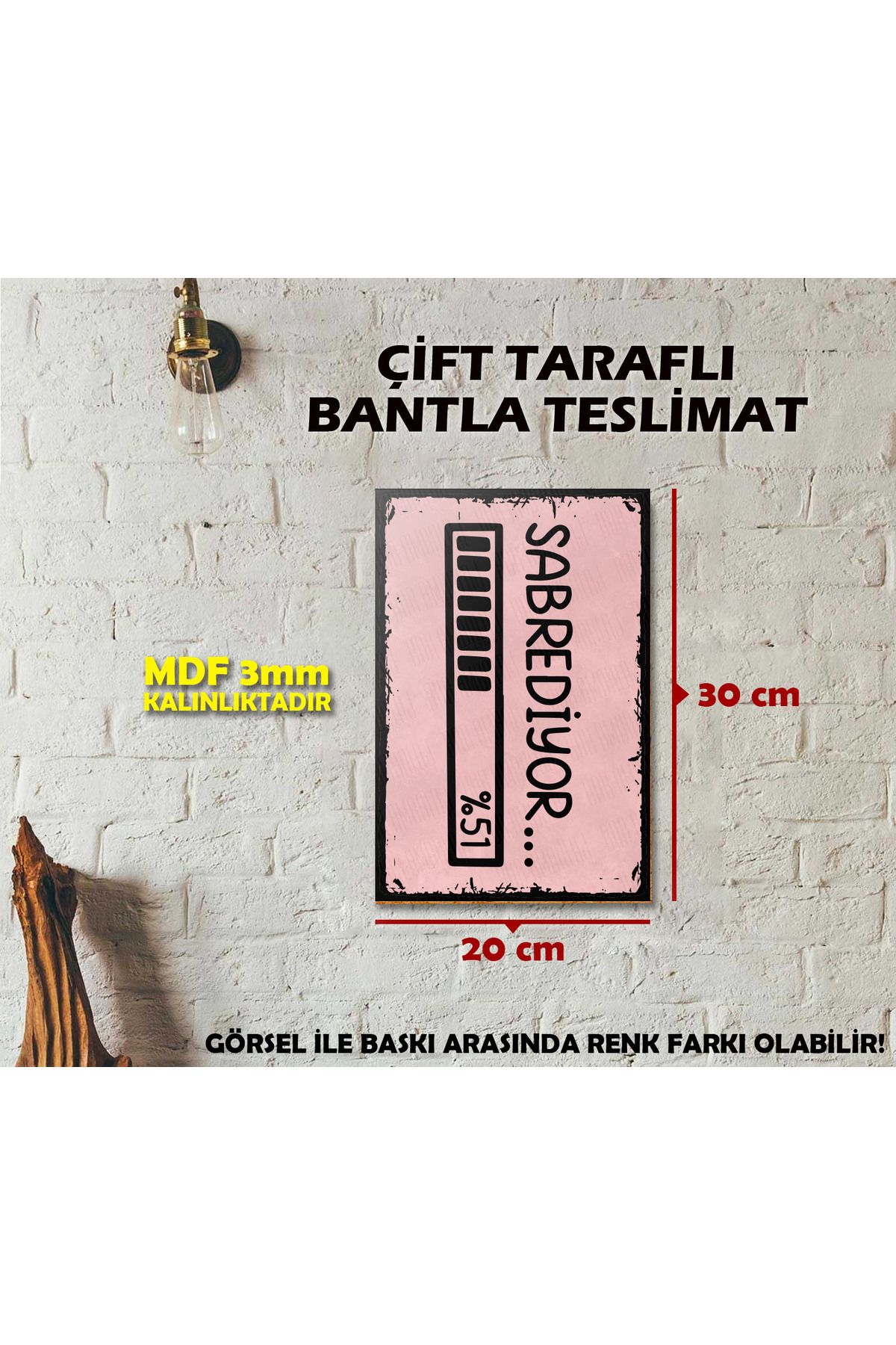 Borambalaj Sabrediyor.. Mizah Posteri (20x30cm)