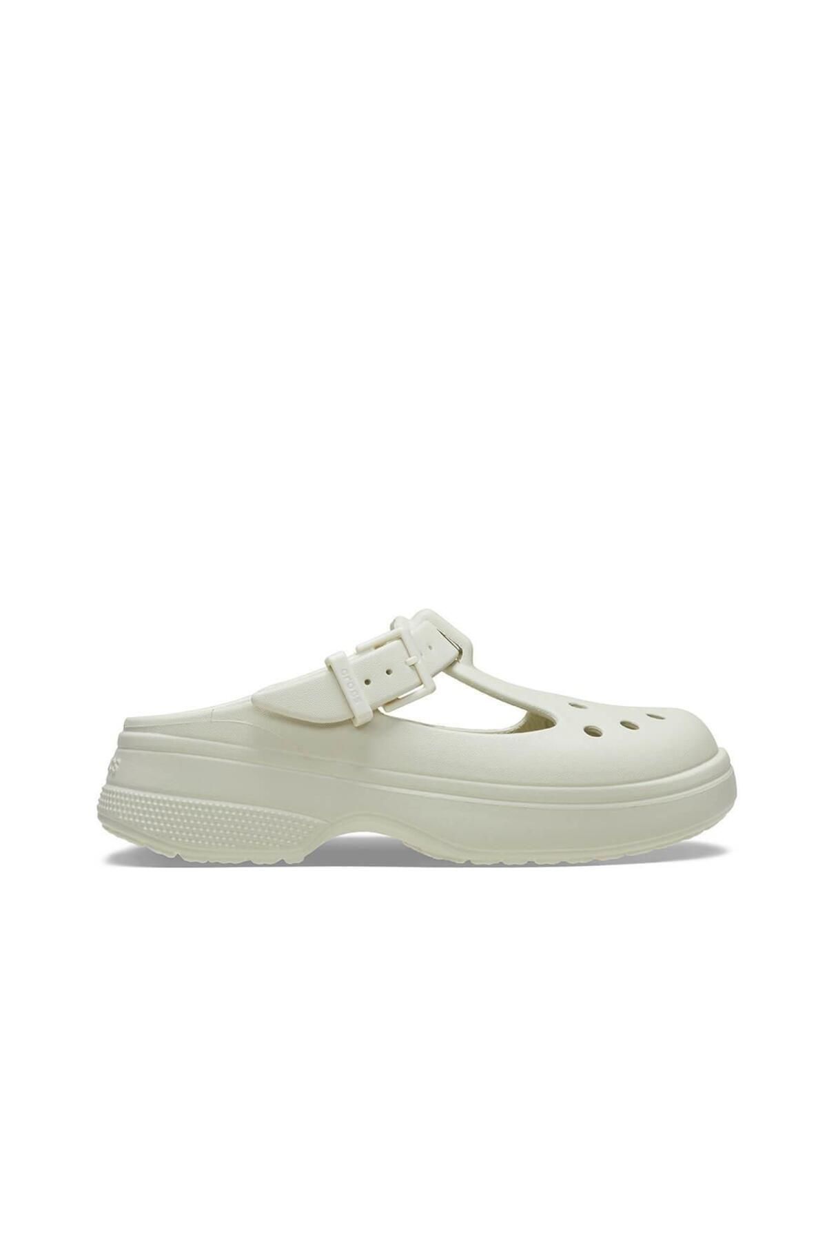Crocs Classic Mary Jane Clog Kadın Terlik - Ekru