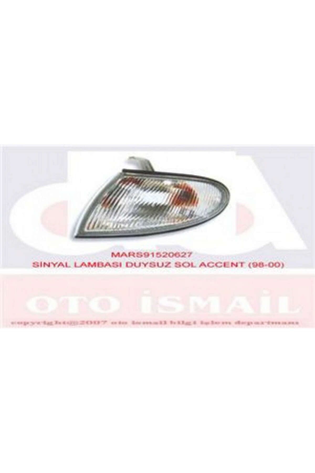 Mars SİNYAL LAMBASI SOL DUYSUZ [ HYUNDAI ACCENT 1998-2000 ] MXMPA