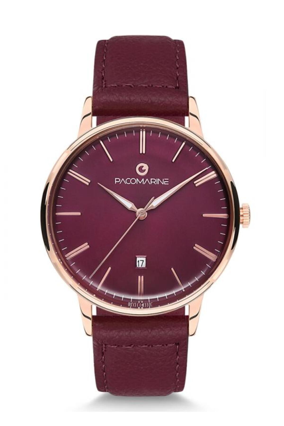 Pacomarine PM.15504.09 PACOMARİNE KOL SAATİ 38 MM Bordo