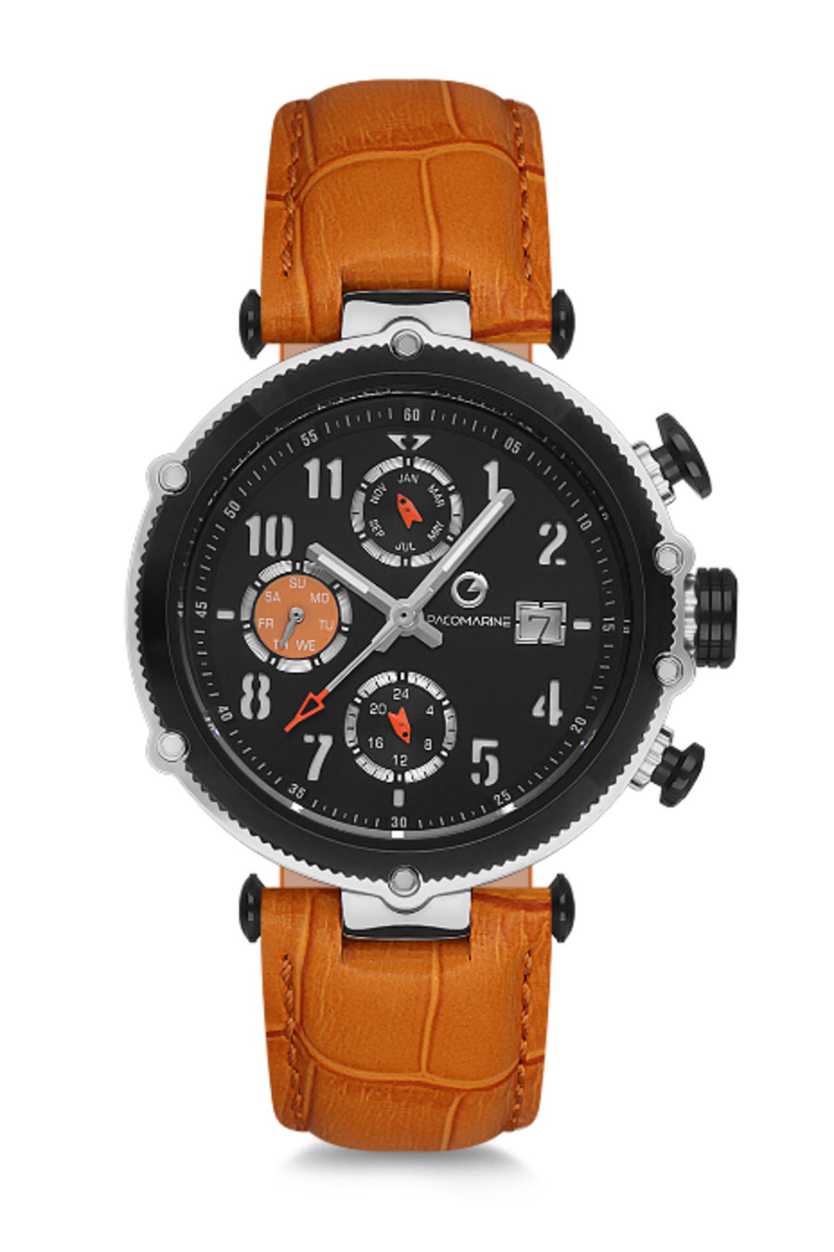 Pacomarine PM.61195.07 PACOMARİNE KOL SAATİ 38 MM Turuncu