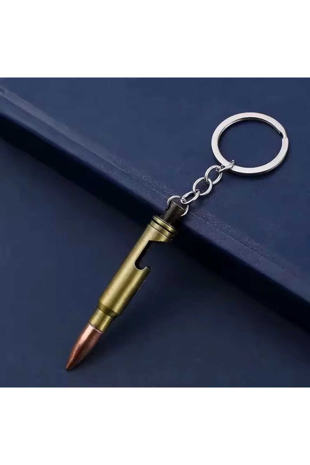 OEM-Bullet bottle opener keychain, cool and practical accessory, gold 4