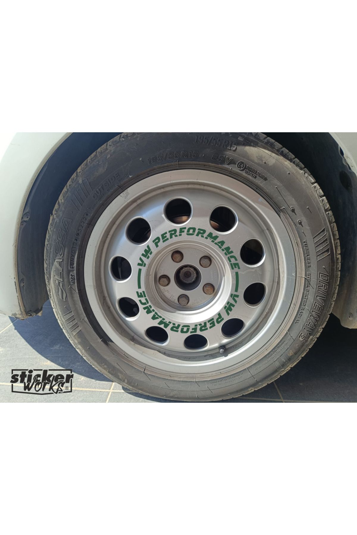 Sticker Works Vw Performance Sticker Audi Hafif Jant Sticker - 4 Adet
