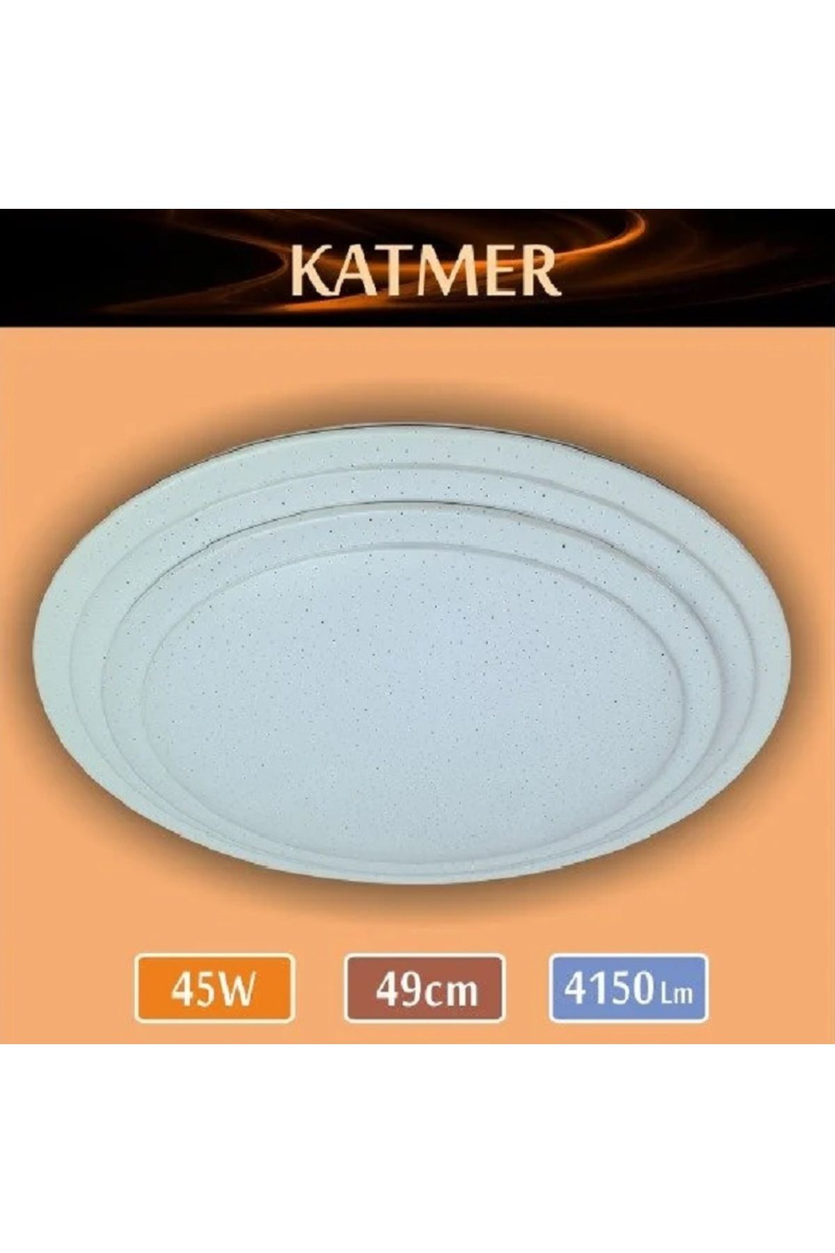 ERBAY 45w Yeni Model Katmer Desenli Armatür Şık Dekoratif Ürün Sıva Üstü Led