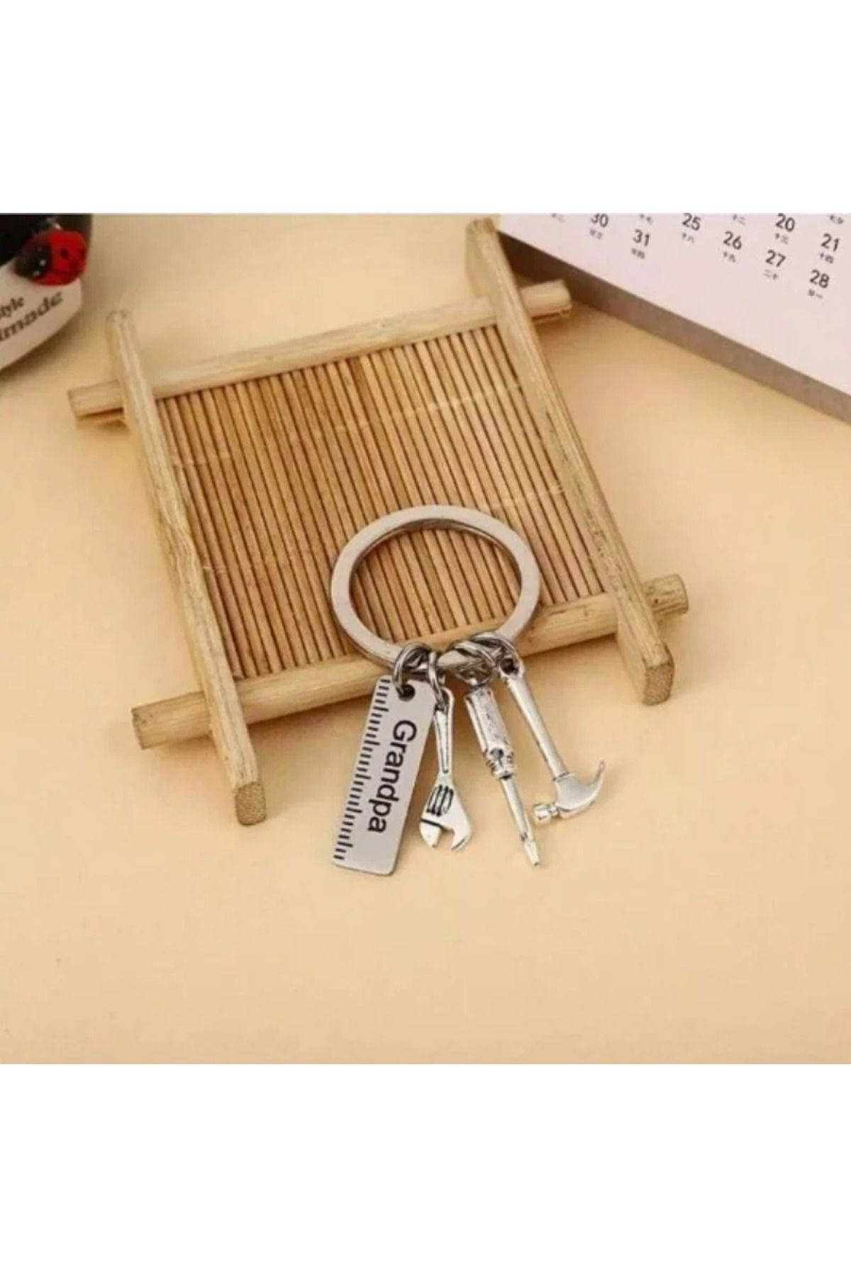 OEM-Pocket workshop tool keychain, mini tools for craftsmen and DIY enthusiasts, silver 4