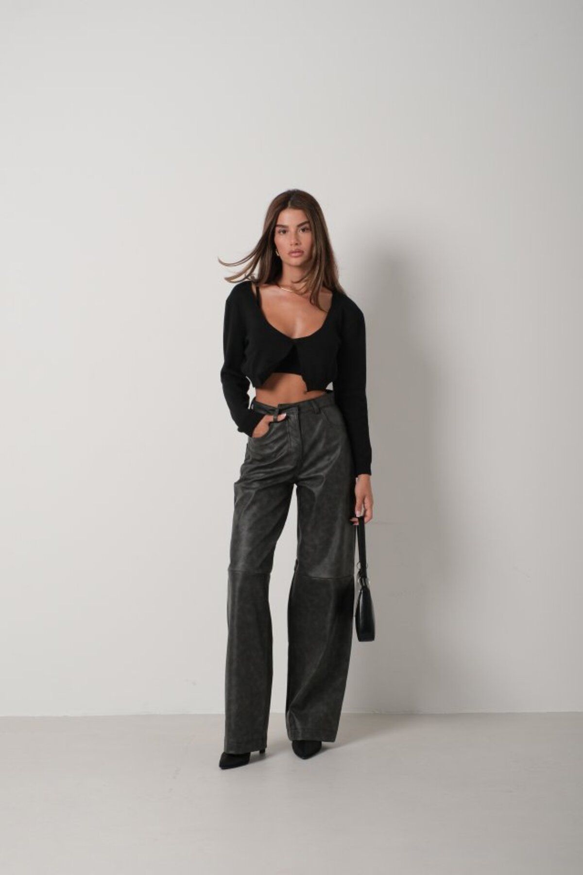 ETİLER COLLECTION Askılı Bluz Hırka Triko Takım