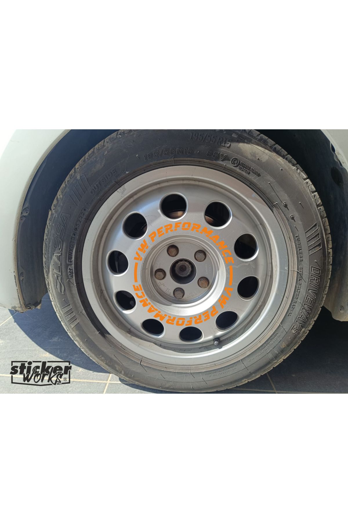 Sticker Works Vw Performance Sticker Audi Hafif Jant Sticker - 4 Adet