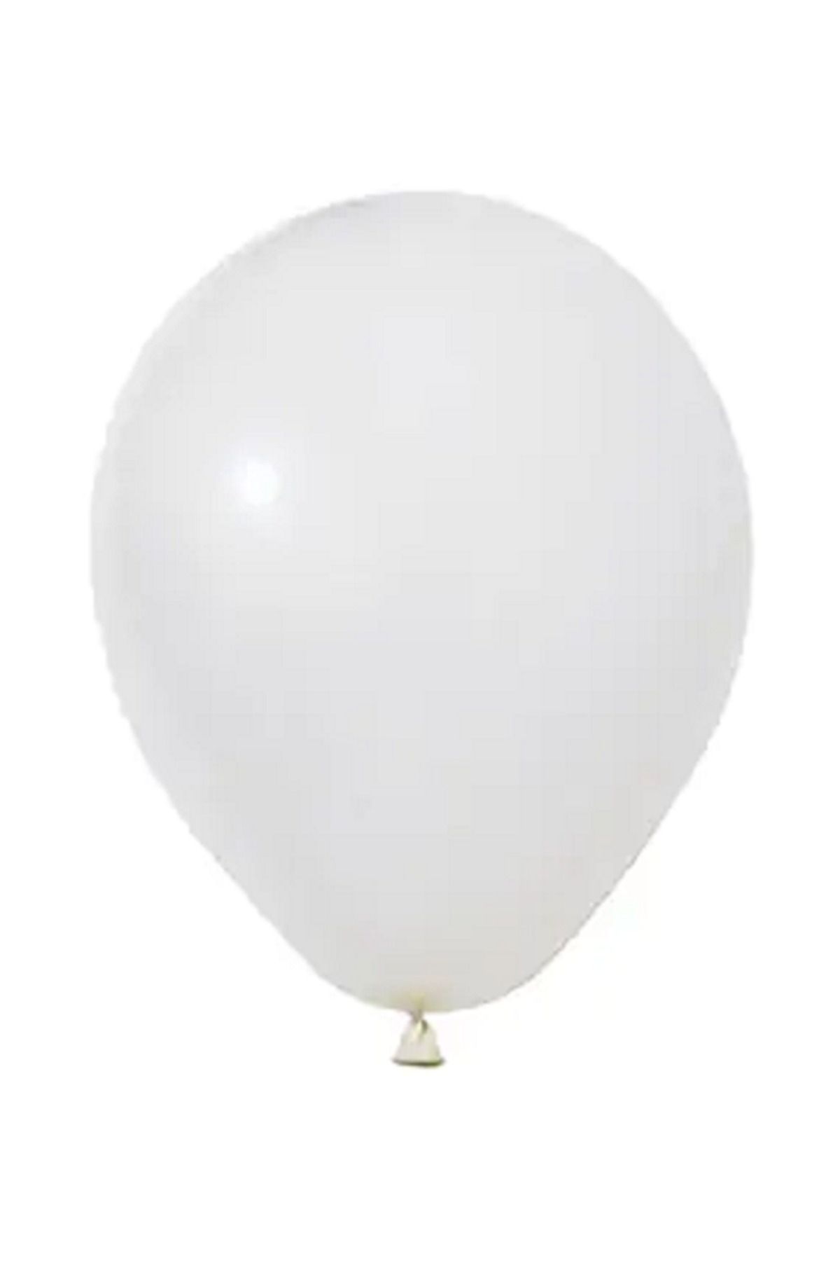 tedaks 20 Adet 5 İnç 13 Cm Pastel Beyaz Balon Doğum Günü Süsleme