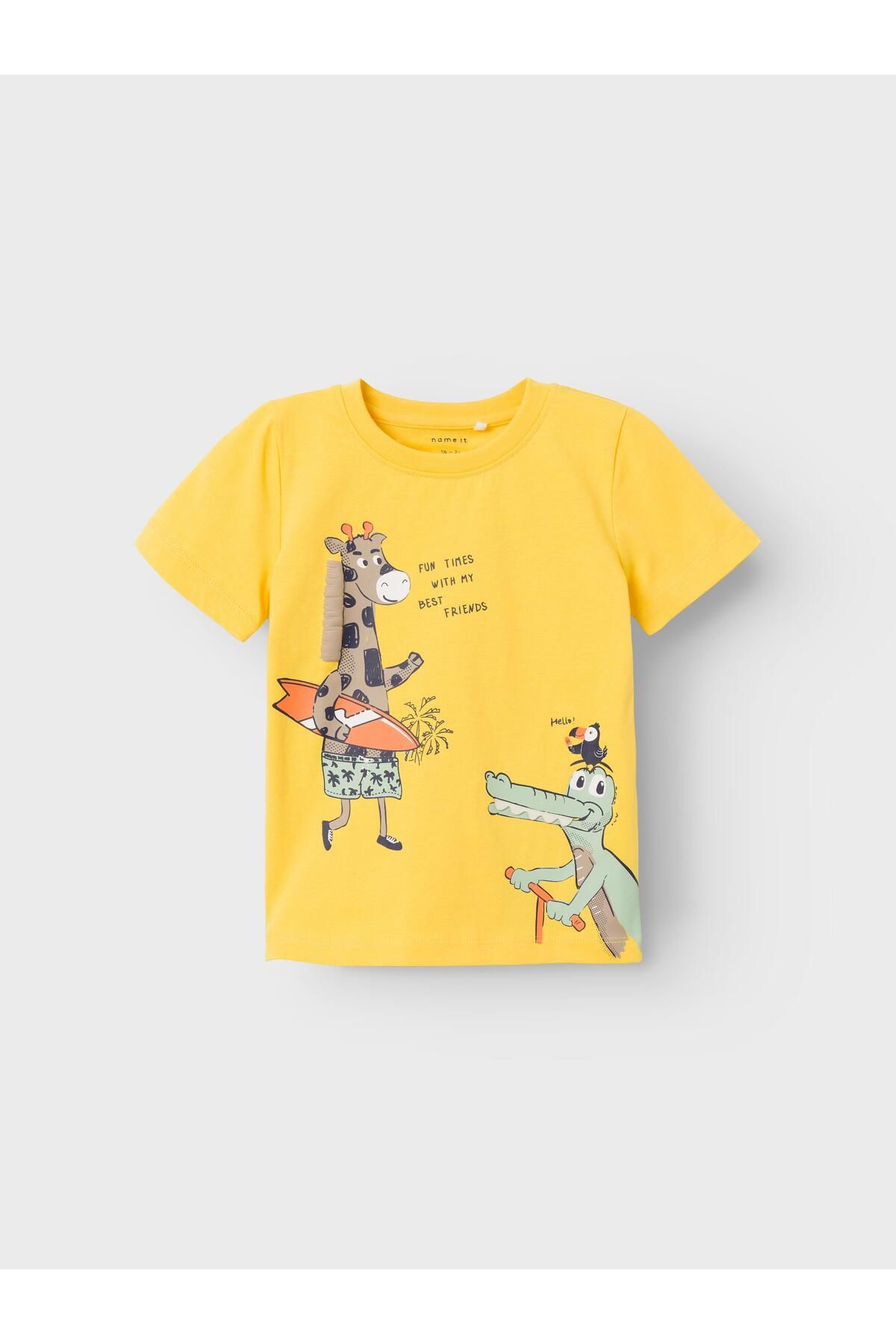 name ıt T-Shirt Sarı
