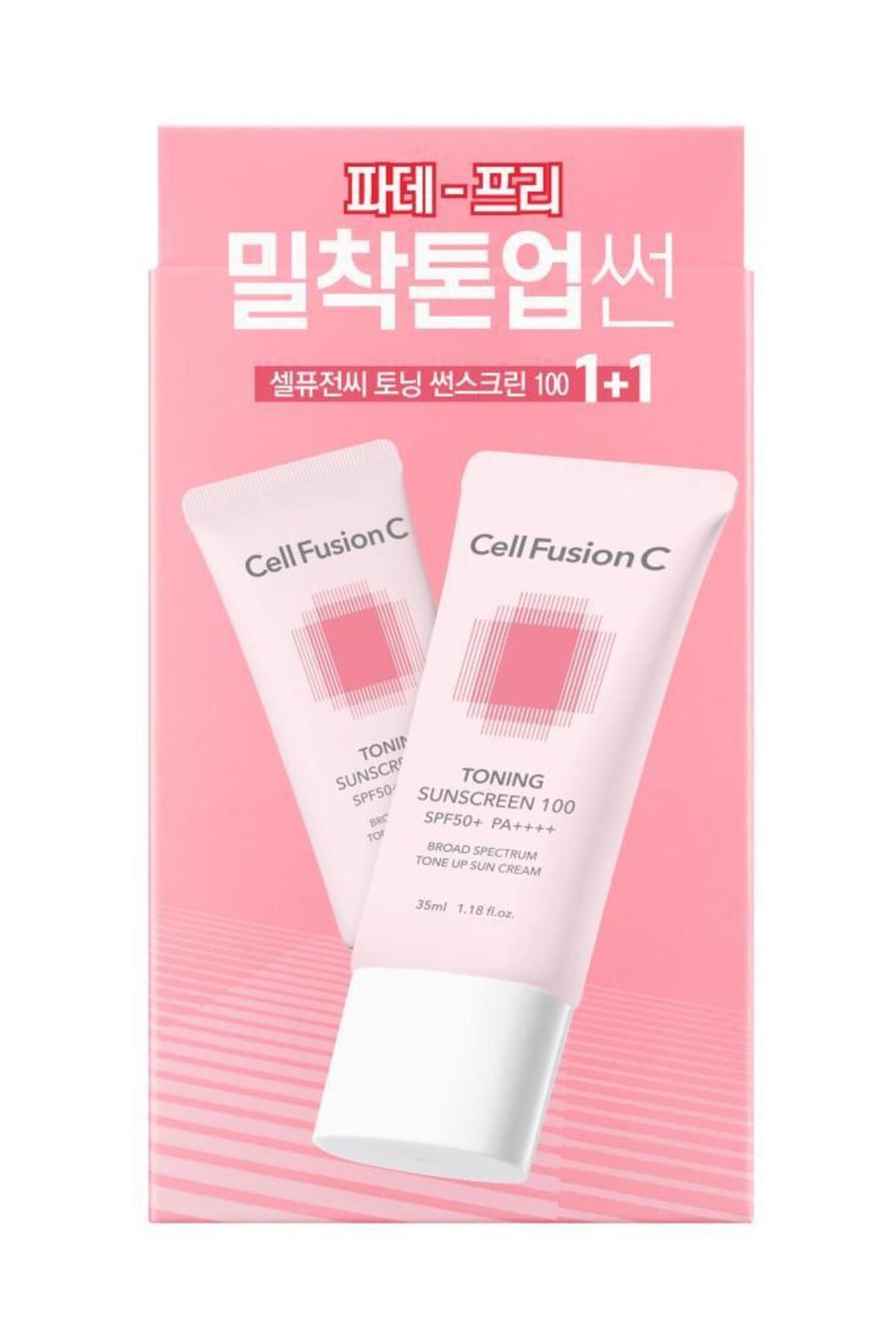 Cell Fusion C Toning Ton Eşitleyici Yüksek Koruyucu Spf50 /pa Güneş Kremi 35 gr. 2 Adet