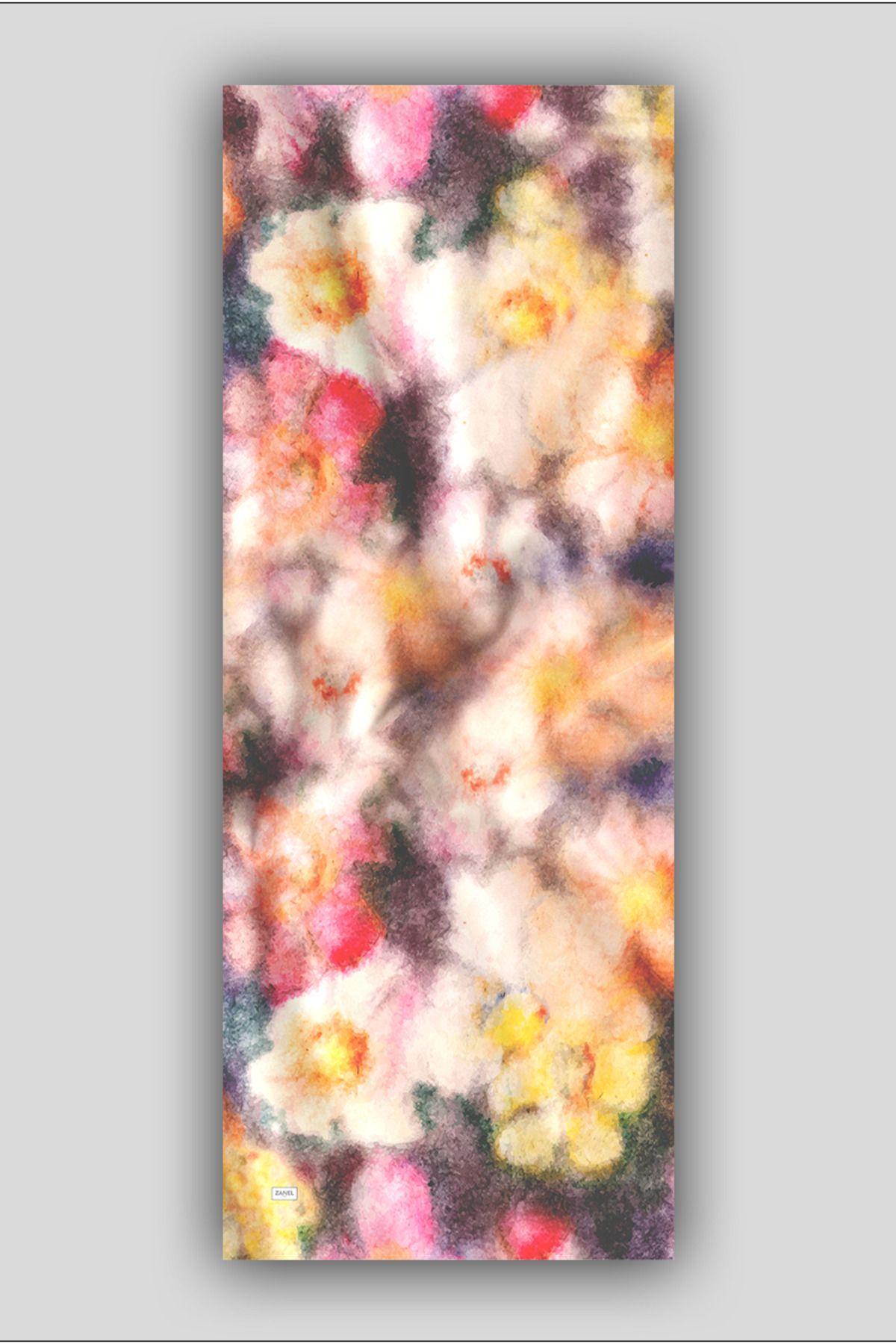 zanel scarf Watercolor Desenli Şal