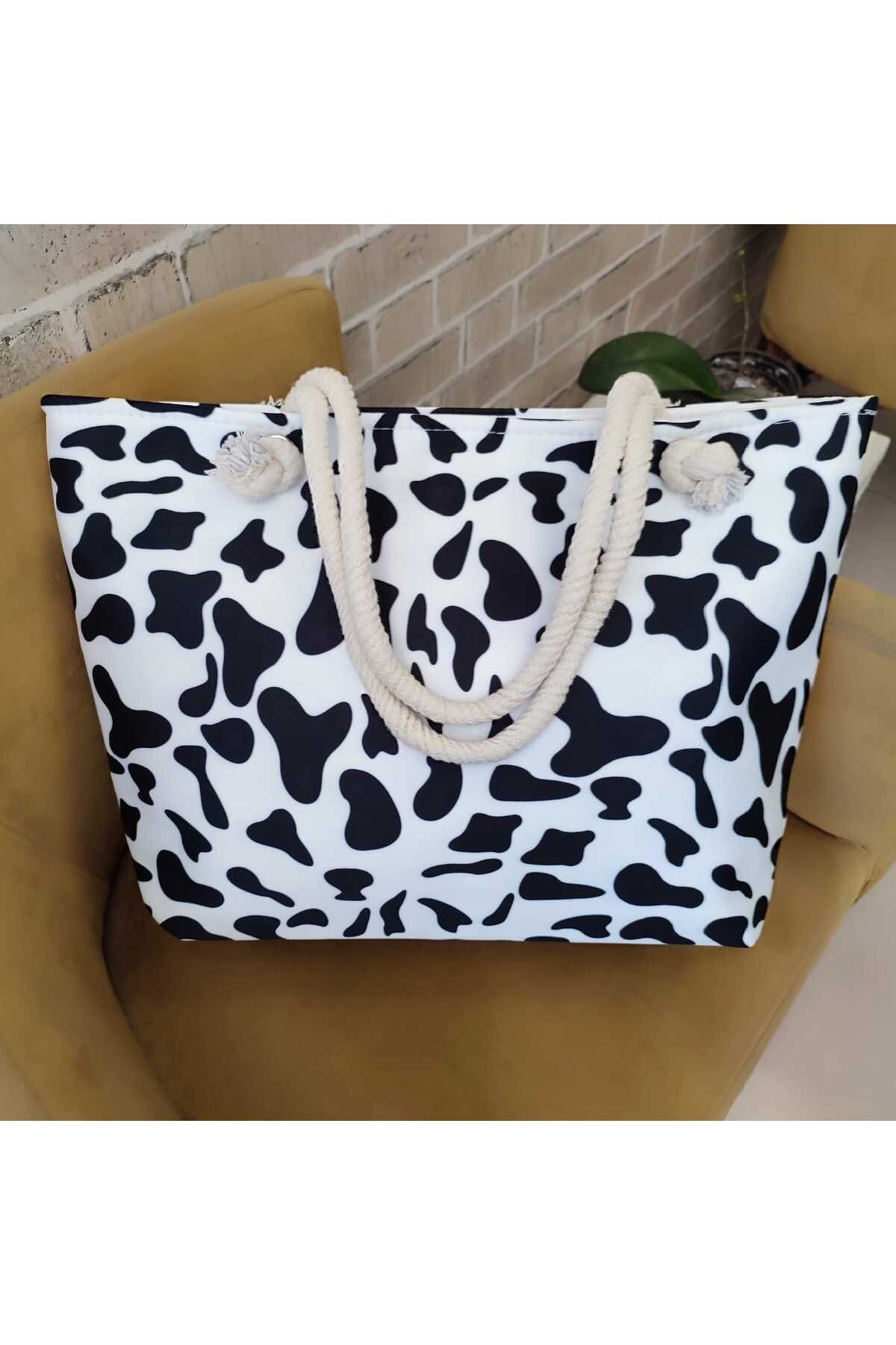 GreandBags Kadın FERMUARLI Plaj Çantası