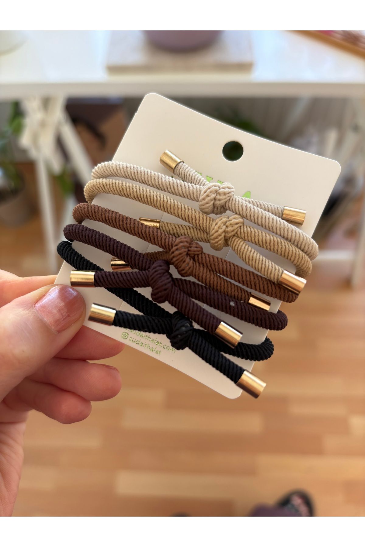 VİOLET ACCESSORİES 5Lİ SET KARIŞIK RENK LASTİK TOKA