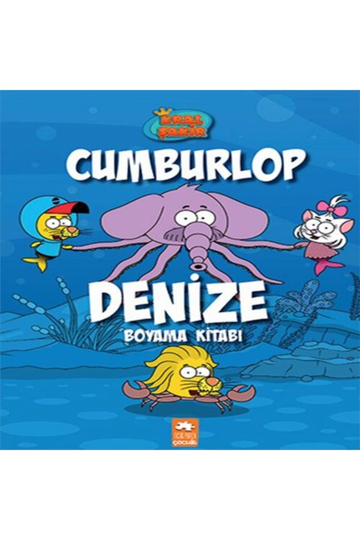 Destek Yayınları Kral Şakir Cumburlop Denize Boyama Kitabı