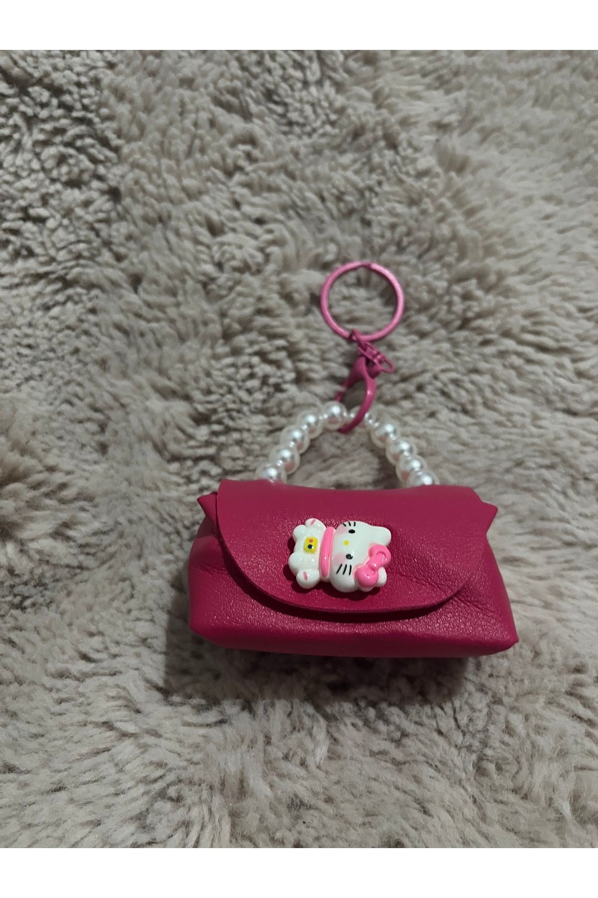 Ramilabutik Boncuk saplı mini anahtarlık ve cüzdan