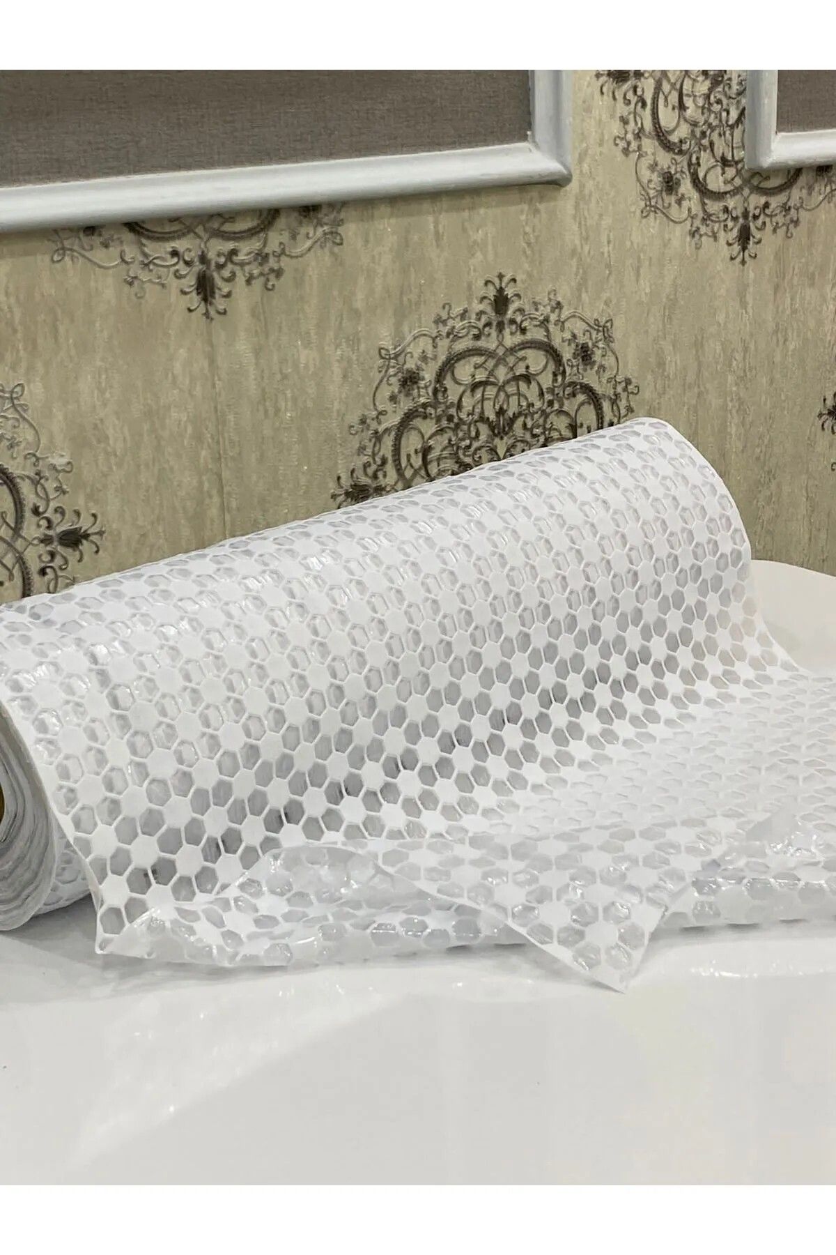Rona Home Şeffaf Kaymaz Pvc Raf Örtüsü Buzdolabı Çekmece Mutfak Banyo Dolap Içi Çok Amaçlı Lüx Örtü