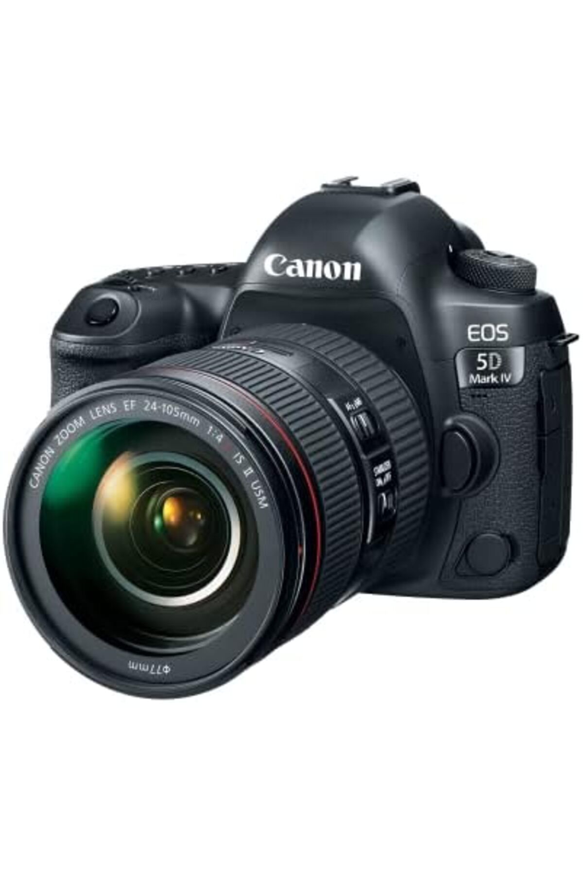 Canon-كاميرا EOS 5D Mark IV 24-105 مم F/4L IS II USM - كاميرا DSLR بدقة 30.4 ميجابكسل - إصدار KSA أسود مع KSA Wa 4