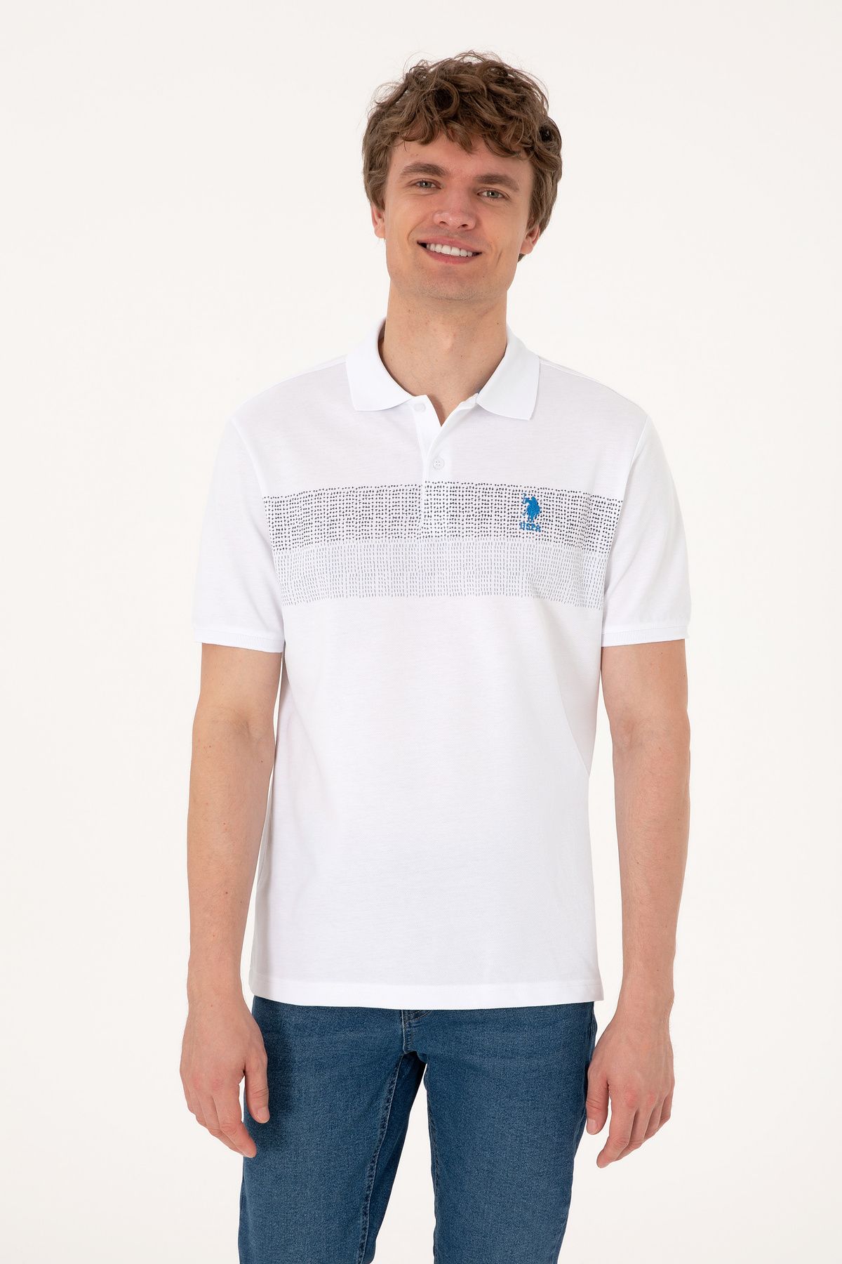 U.S. Polo Assn. Erkek Lacivert Tişört 50306793-VR033