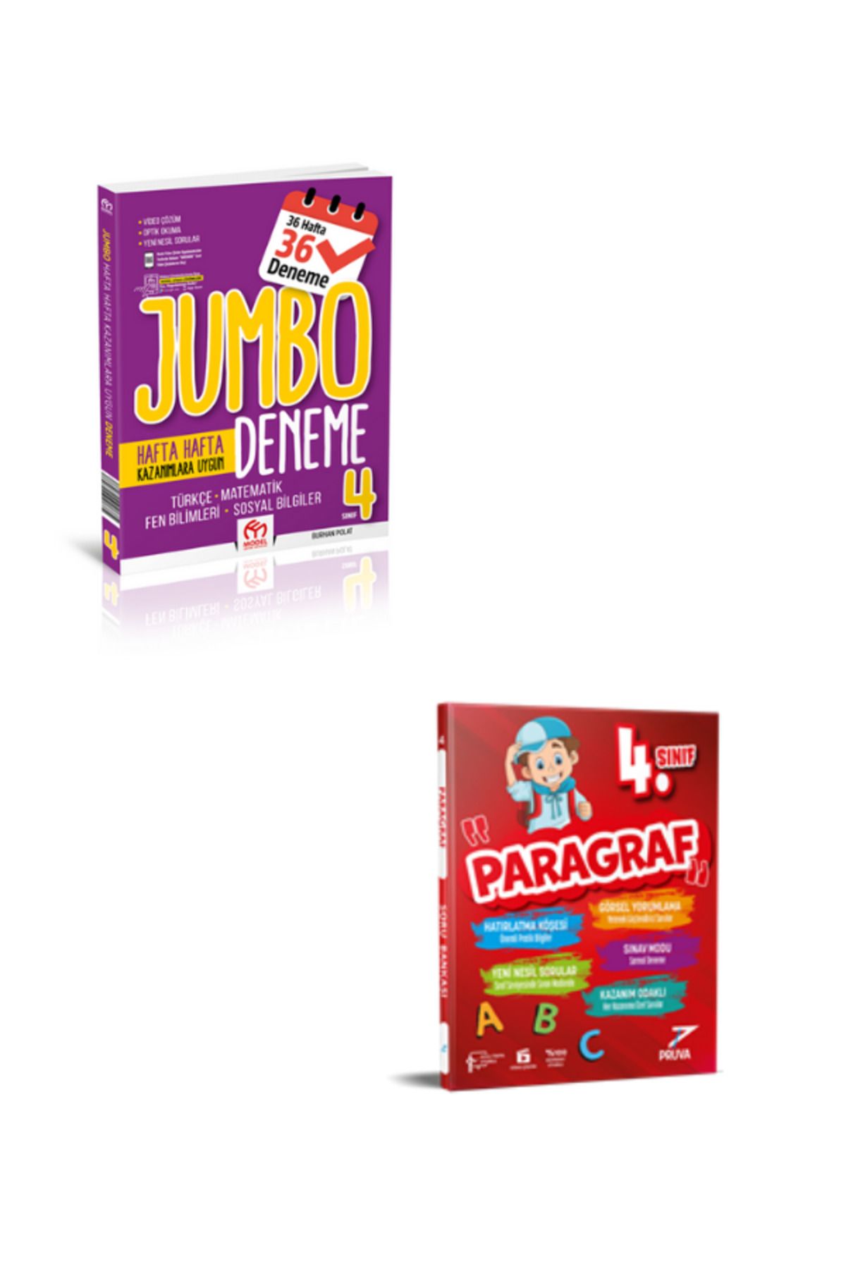 MODEL EĞİTİM YAYINCILIK 4. SINIF MODEL YAYINCILIK JUMBO DENEME- PRUVA YAYINCILIK PARAGRAF S.B