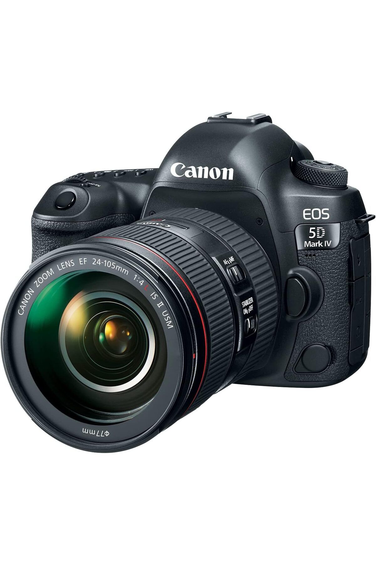 Canon-كاميرا EOS 5D Mark IV 24-105 مم F/4L IS II USM - كاميرا DSLR بدقة 30.4 ميجابكسل - إصدار KSA أسود مع KSA Wa 3