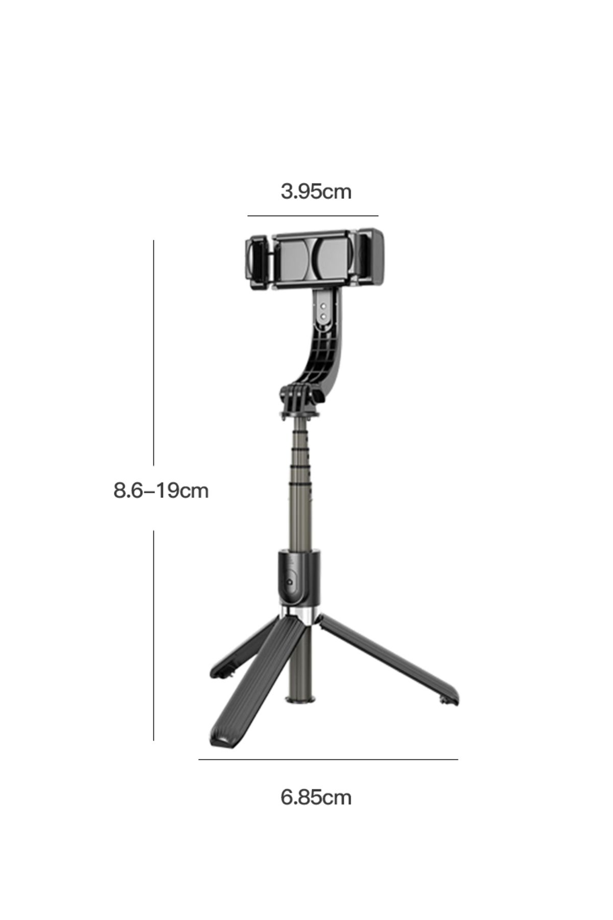 sharpdo-Multi-function Bluetooth Mobile Phone Selfie Stick Gimbal Single-axis Anti-shake Tripod 7