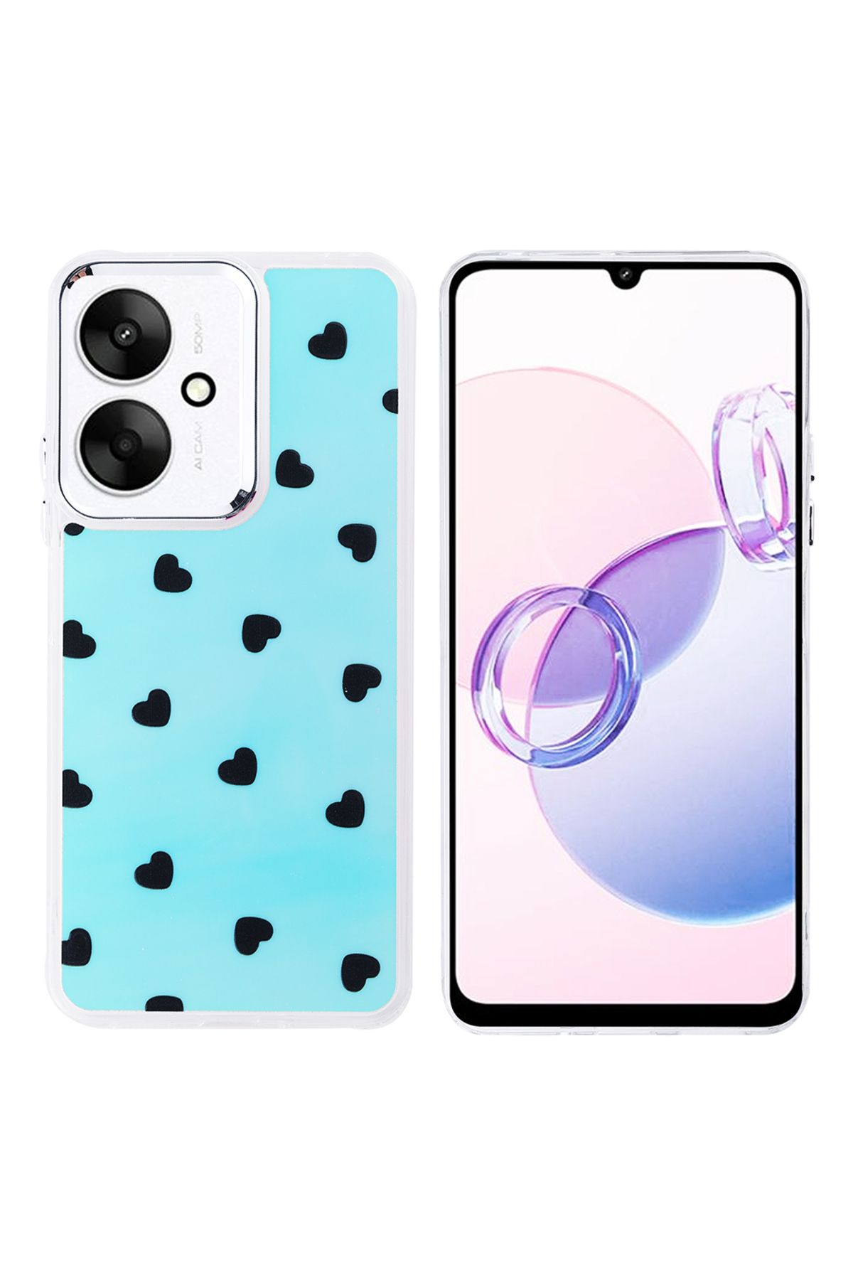 Nezih Case Xiaomi Poco C65 Uyumlu Airbag Tasarımlı Desenli Kapak Kılıf