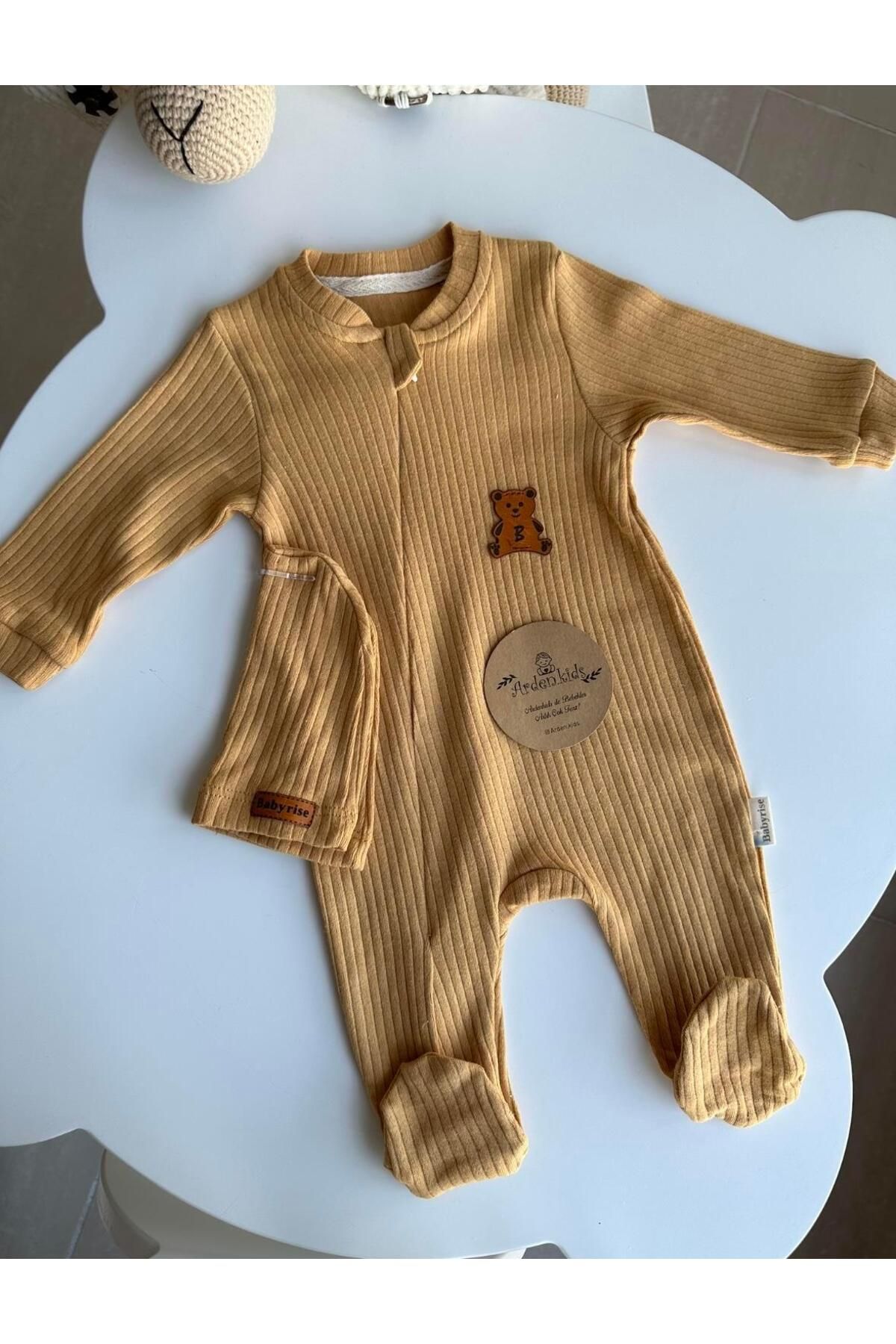 ArdenKids 0-18 Ay Hardal Şapkalı Baby Tulum