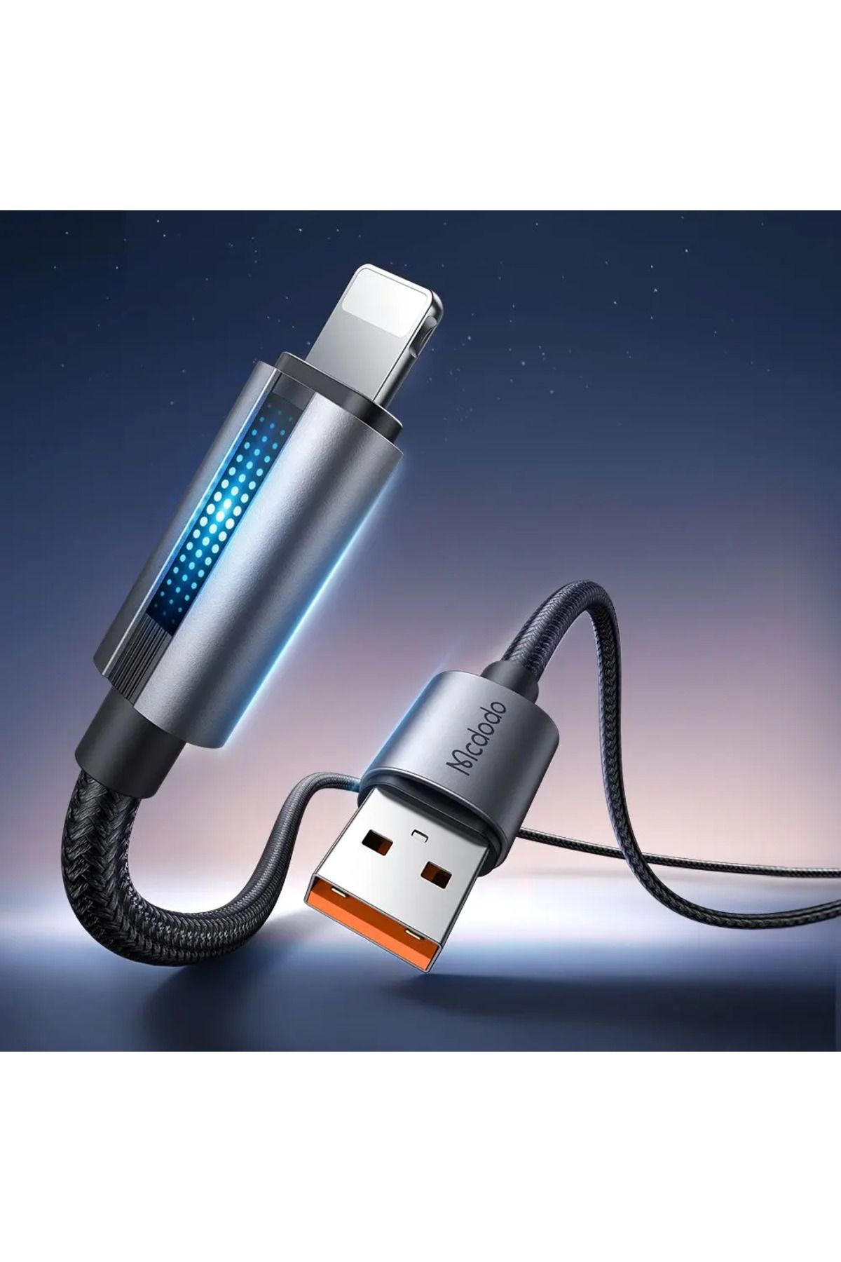 Mcdodo CA-5660 USB-A TO LİGHTNİNG LED Işıklı 1.2 M KABLO