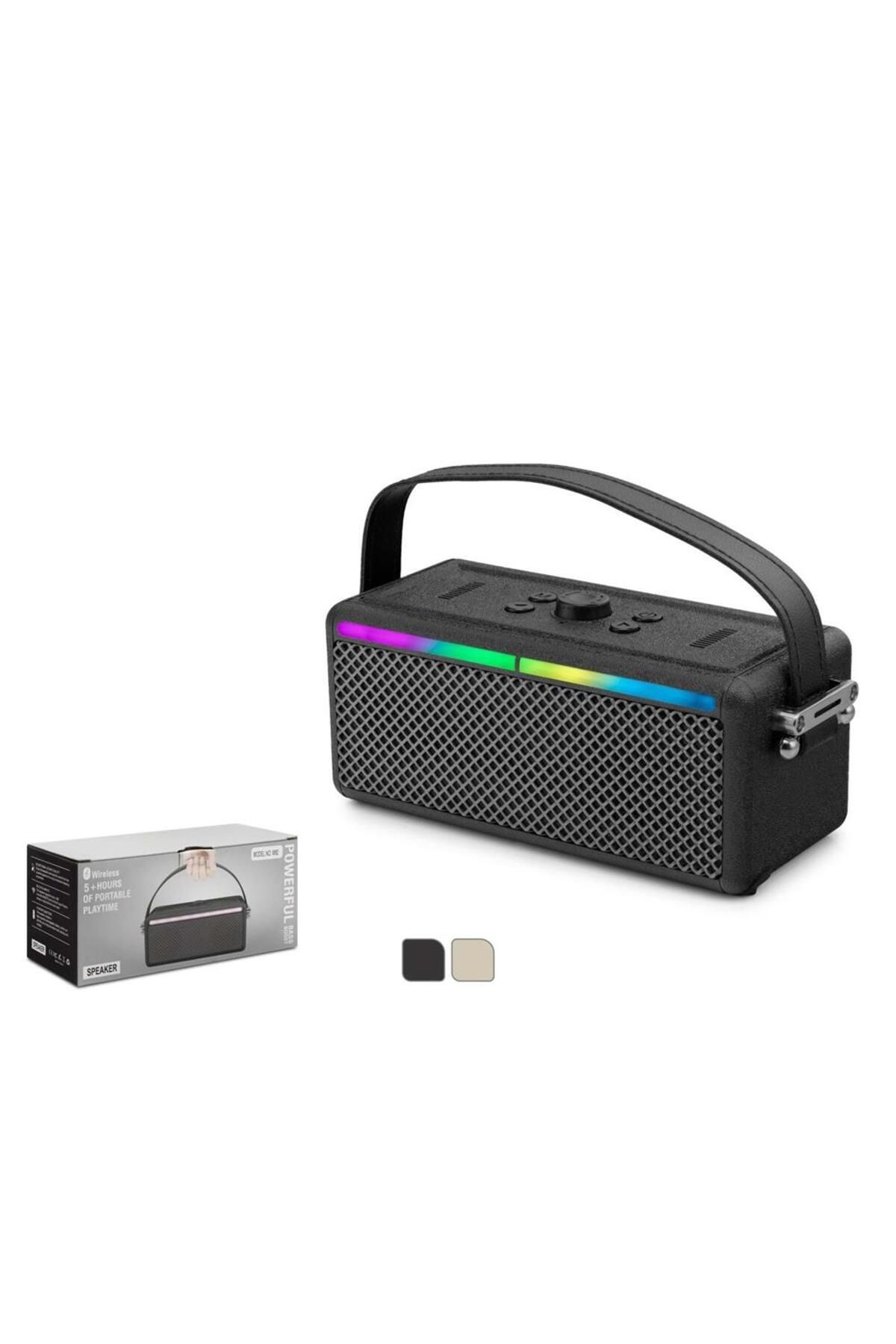 NODAR Hadron Siyah M82 Bluetooth Speaker 185-78-78MM