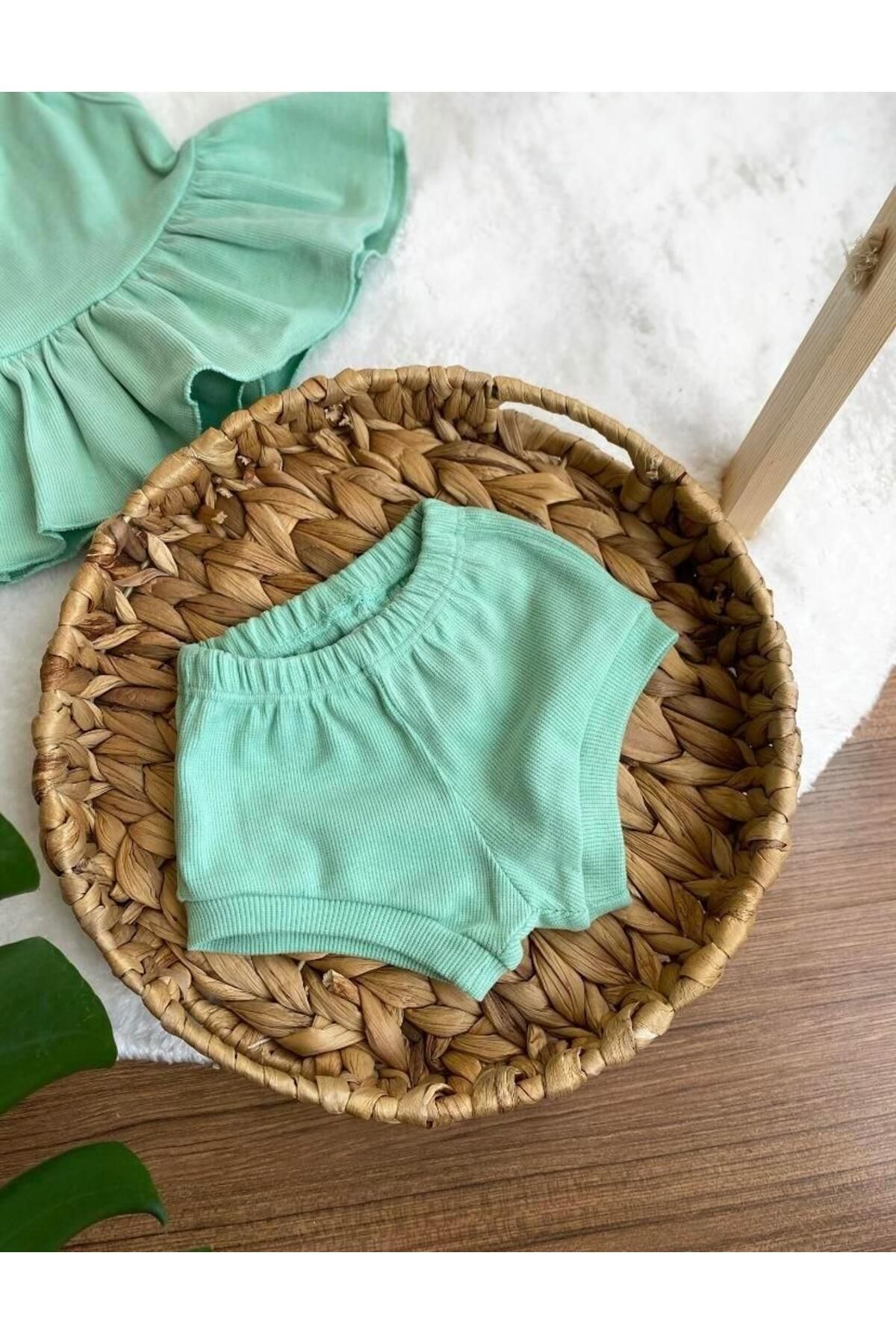 ArdenKids Su Yeşili Çocuk Şort