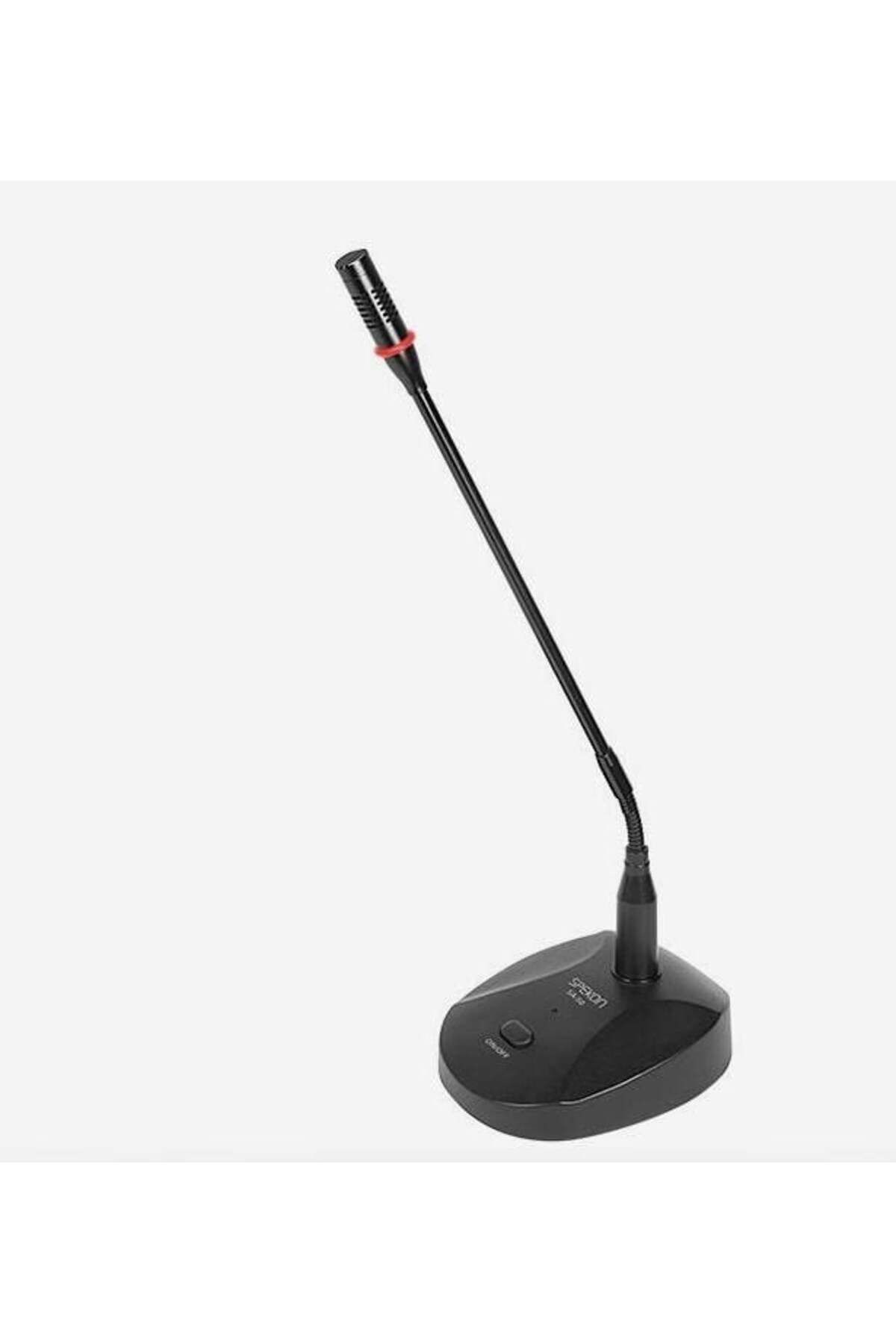 Spekon SA-50N 500 OHM KABLOLU PİLLİ 80 Hz-14 KHZ, 35 DB IŞIKLI KÜRSÜ MİKROFONU