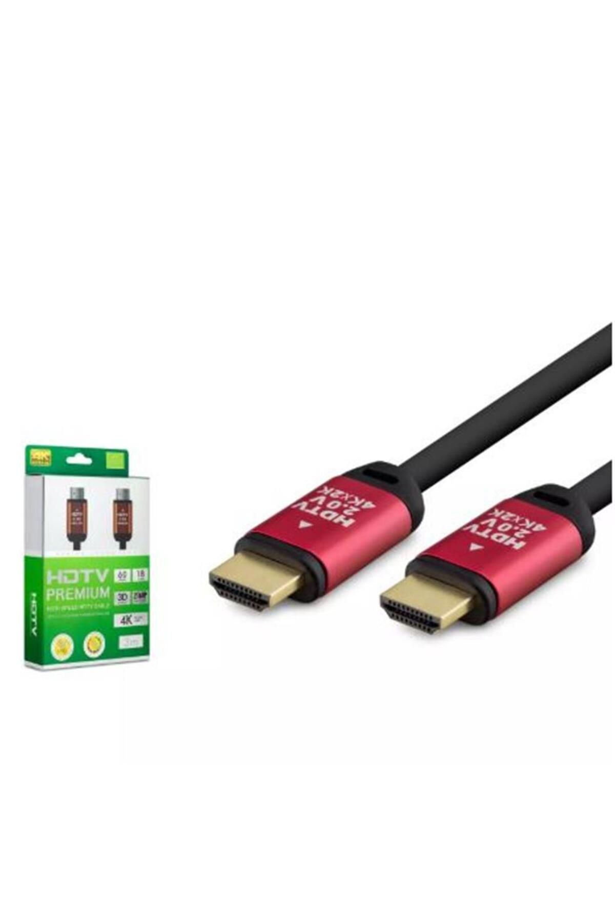 NODAR HADRON HDX2038 HDMI KABLO PVC 4K OD8.0 3M SİYAH