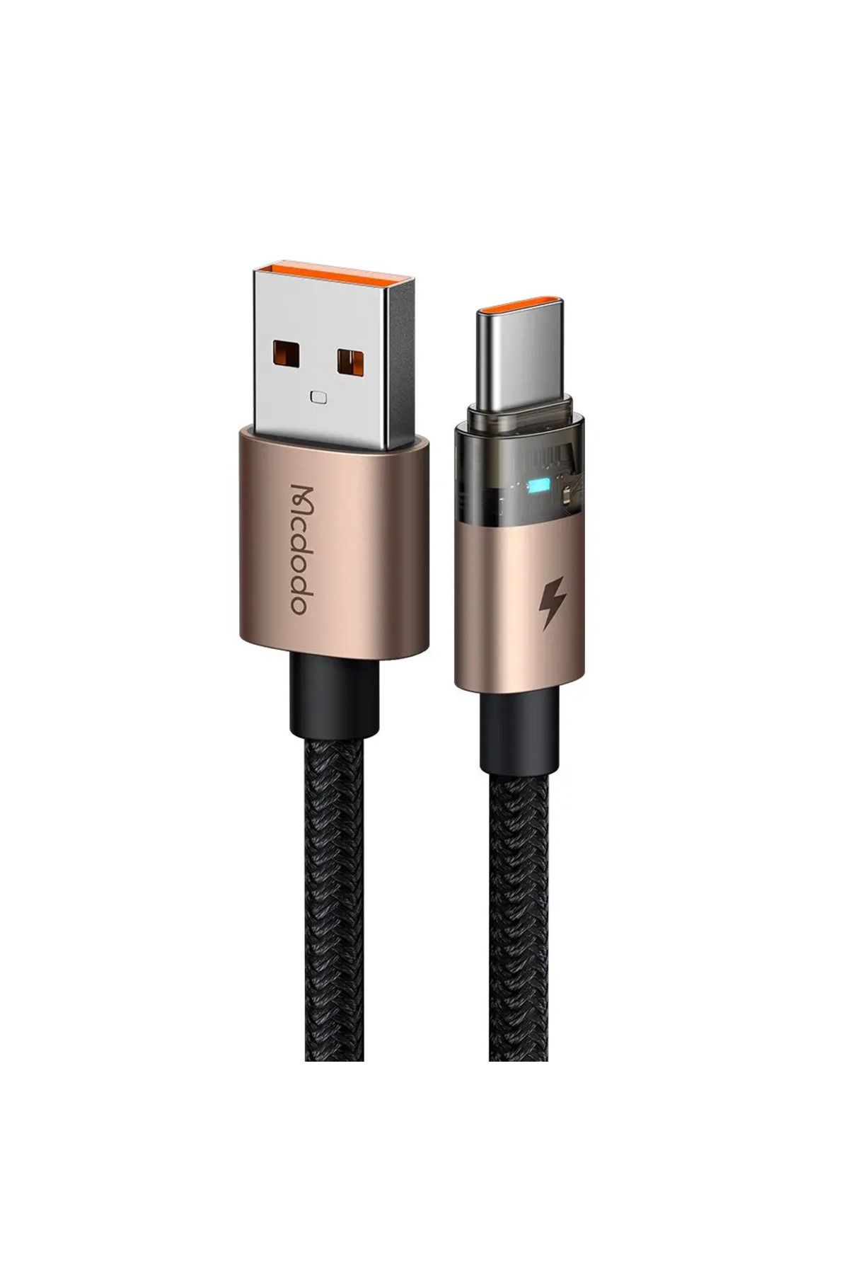 Mcdodo CA-6891 USB-A TO TYPE-C 1,2 m Kablo Şarj Işıklı