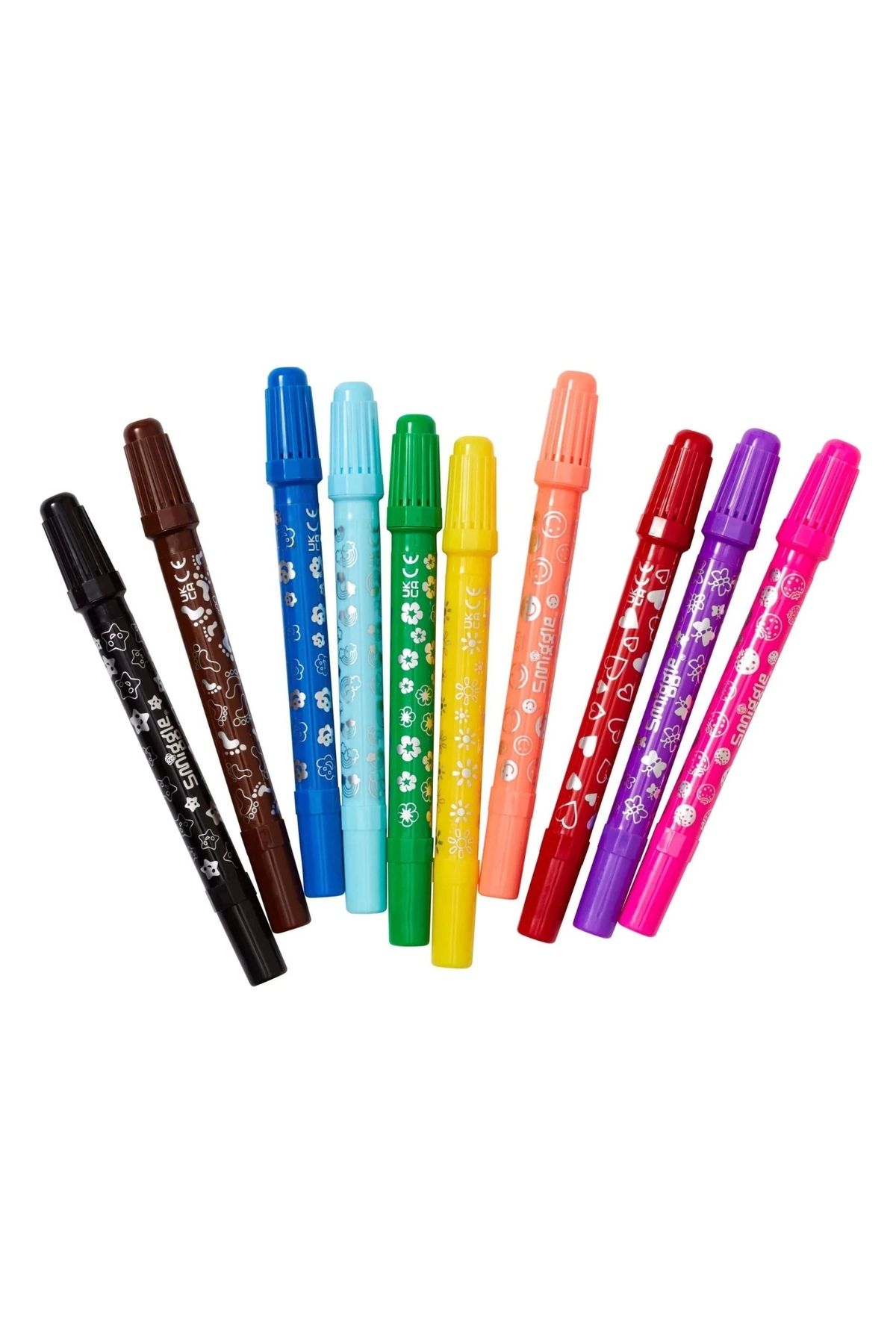 SMIGGLE - Stamper Kokulu Highlighter Işaretleyici Kalem Seti X10