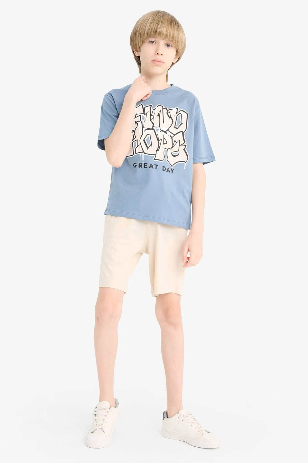 DeFacto-Indigo Boy's Bottom-Top Set E4690A8/In13 2