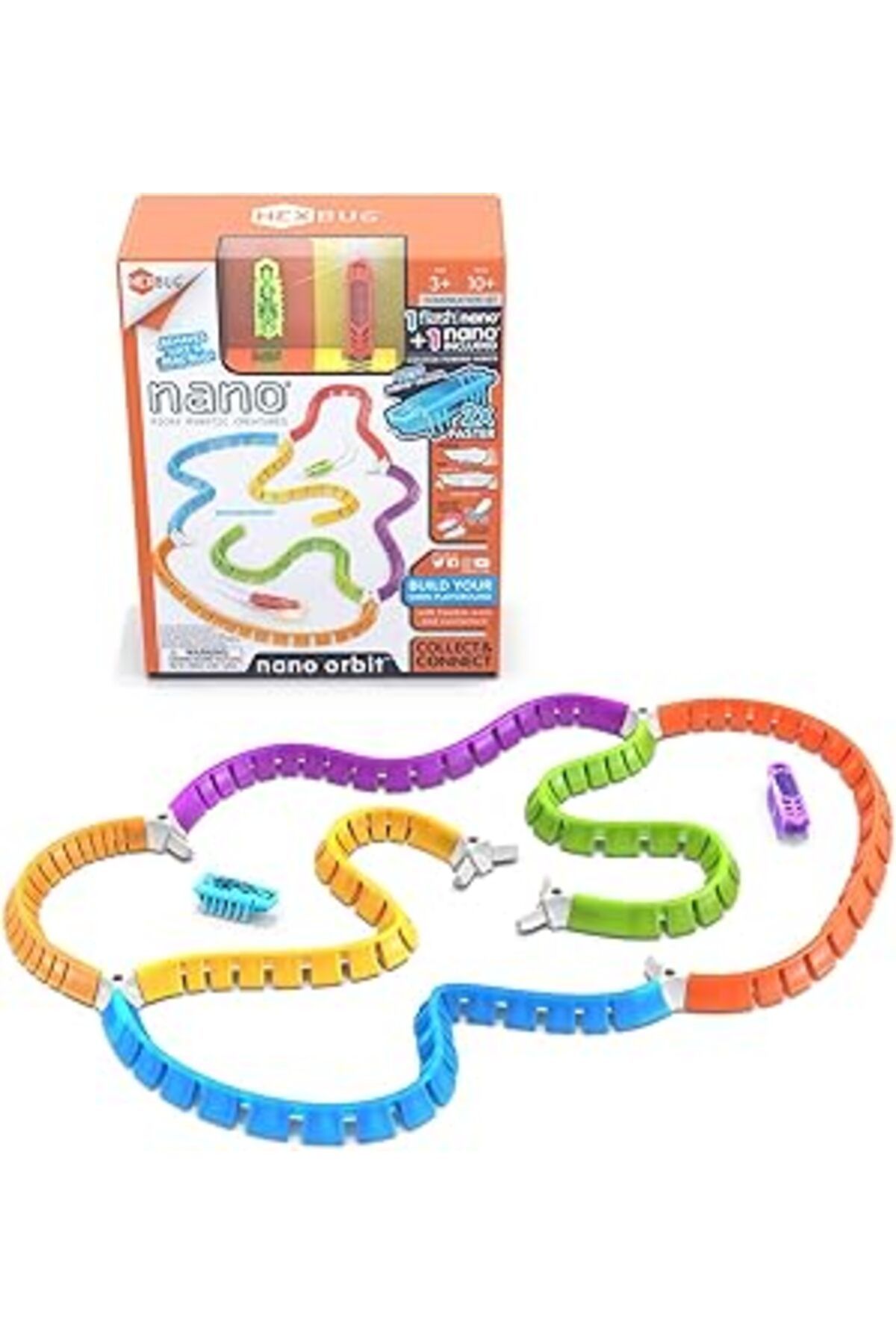 Mu Art Ahşap Hexbug Nano - Flash Nano Orbit Oyun Seti